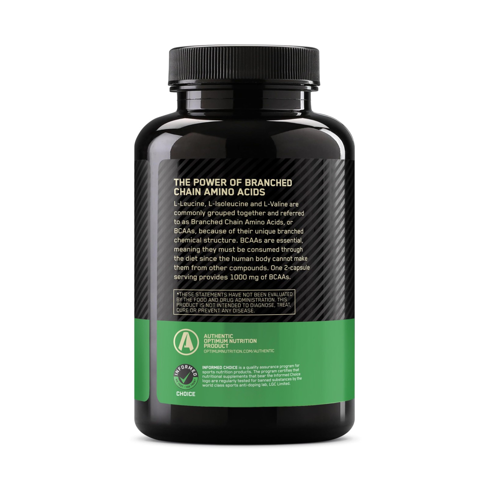 Optimum Nutrition Instantized BCAA Branched Chain Essential Amino Acids