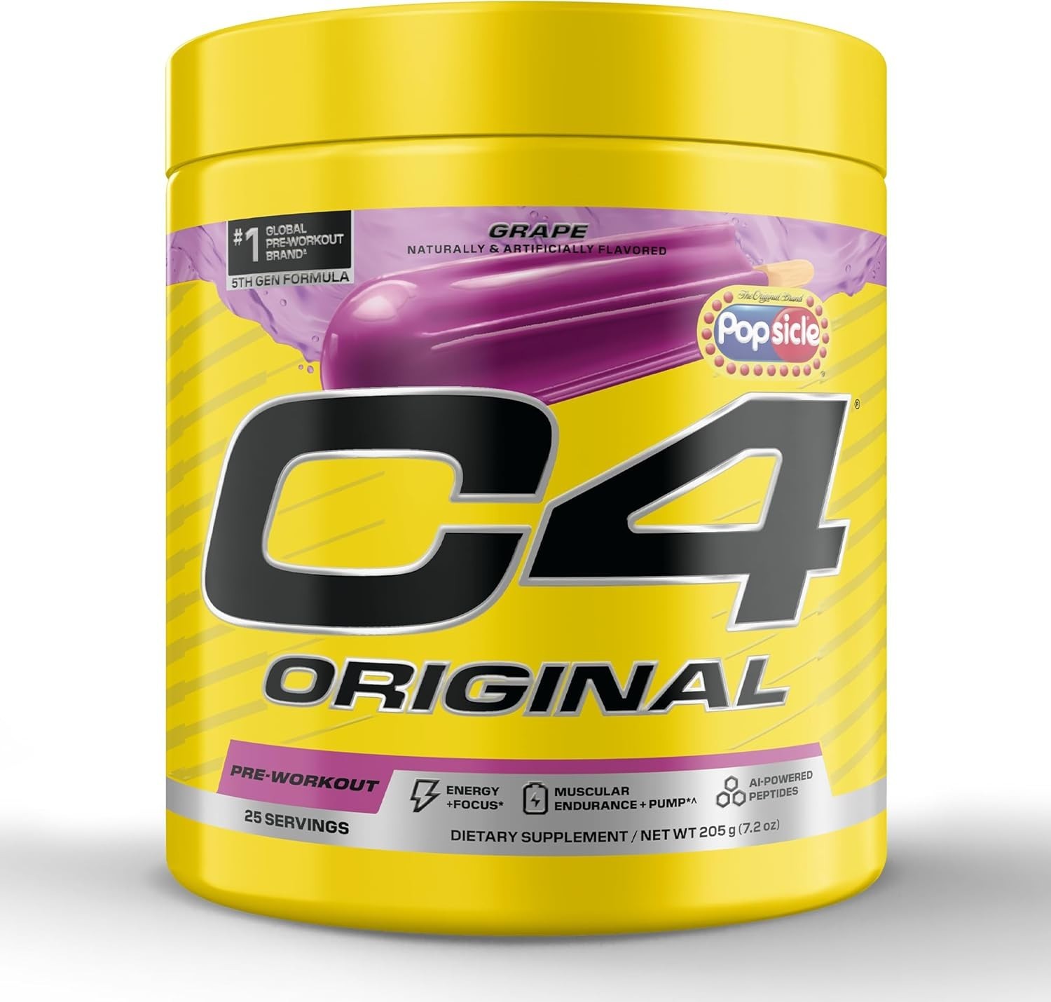 Maximize Performance with C4 Pre Workout – 200mg Caffeine, 25 Servings