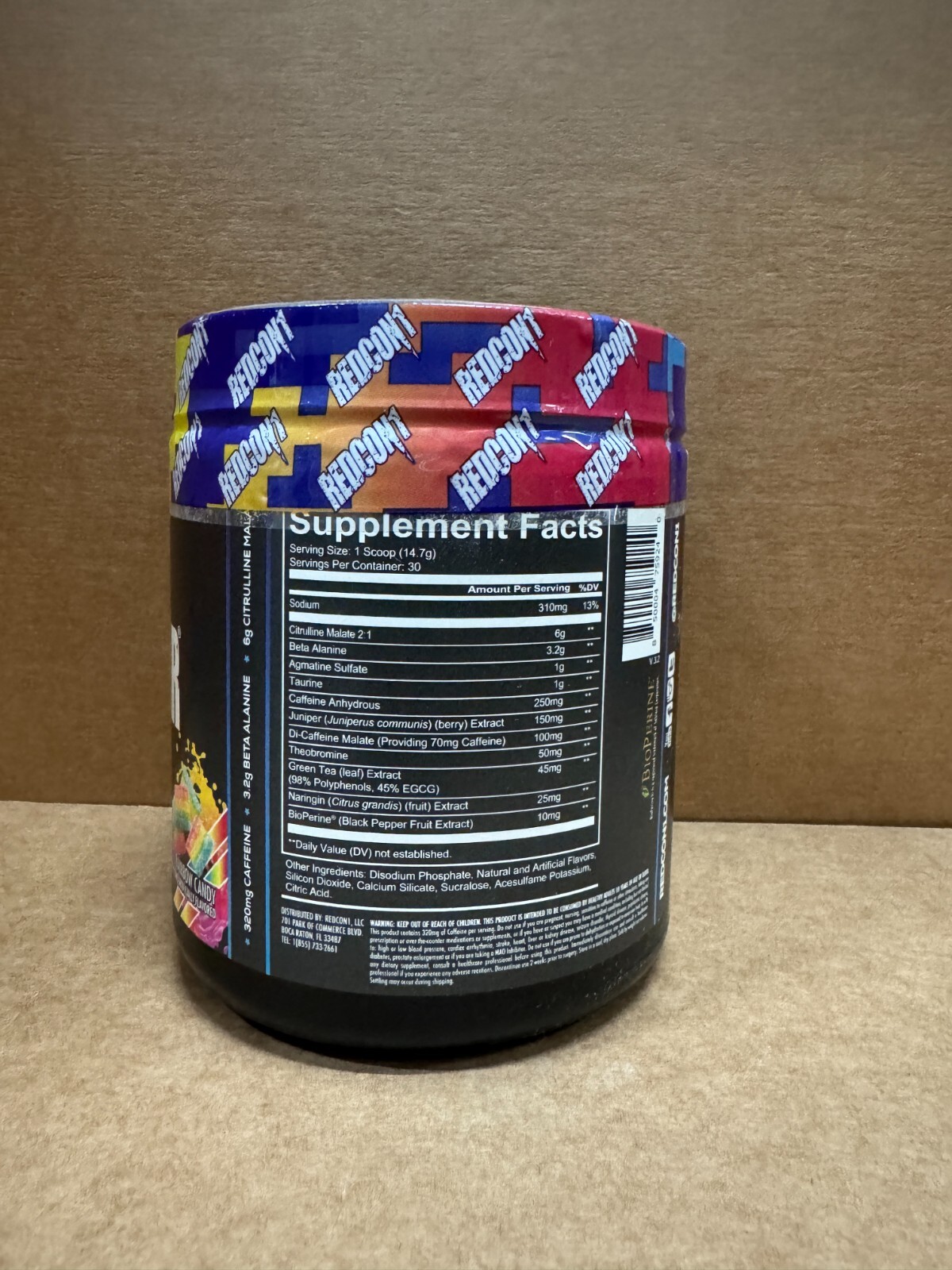 CLUMPED REDCON1 TOTAL WAR Rainbow Candy Pre Workout 30 Serv Free Ship SALE