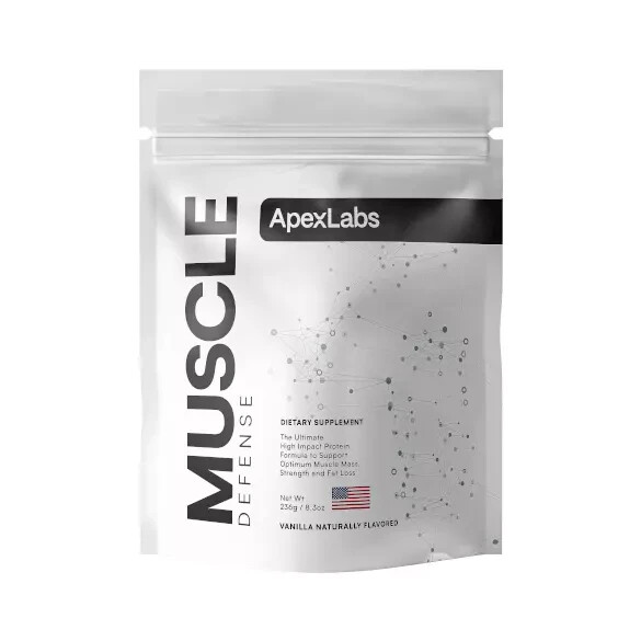 Apex Labs Muscle Defense Protein Powder 15 Servings Vanilla Exp 11/2026 – New!