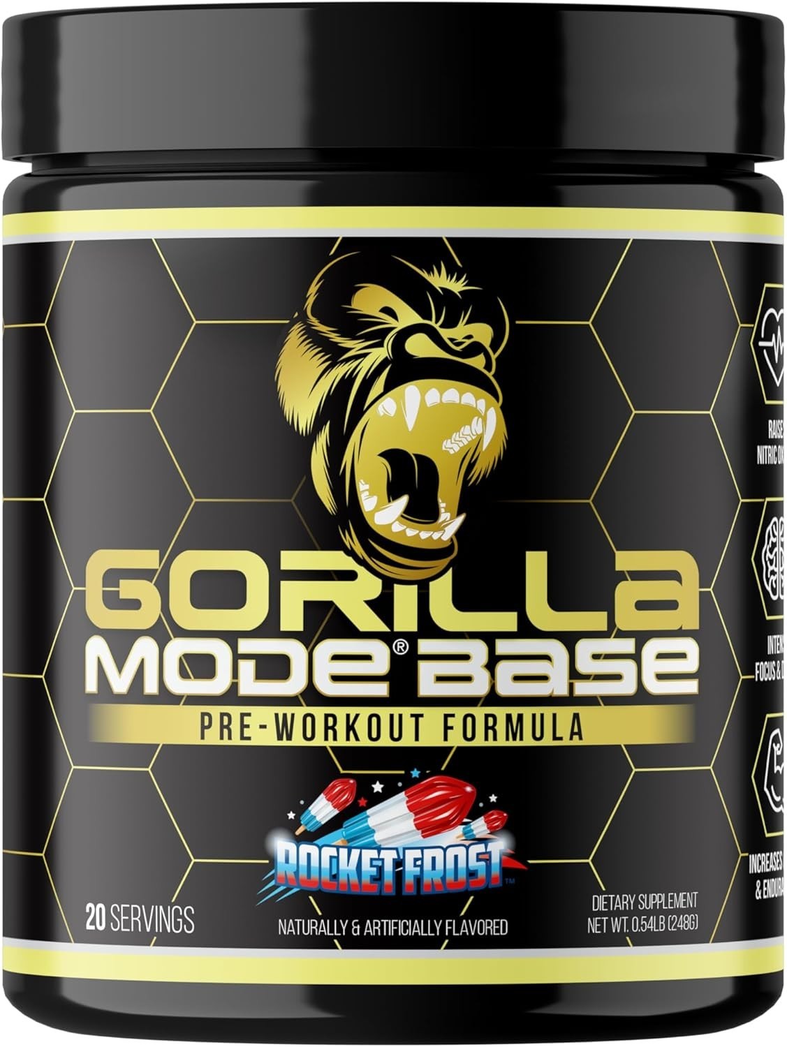 Gorilla Mode Base Pre-Workout Formula Bombsicle – New & Sealed