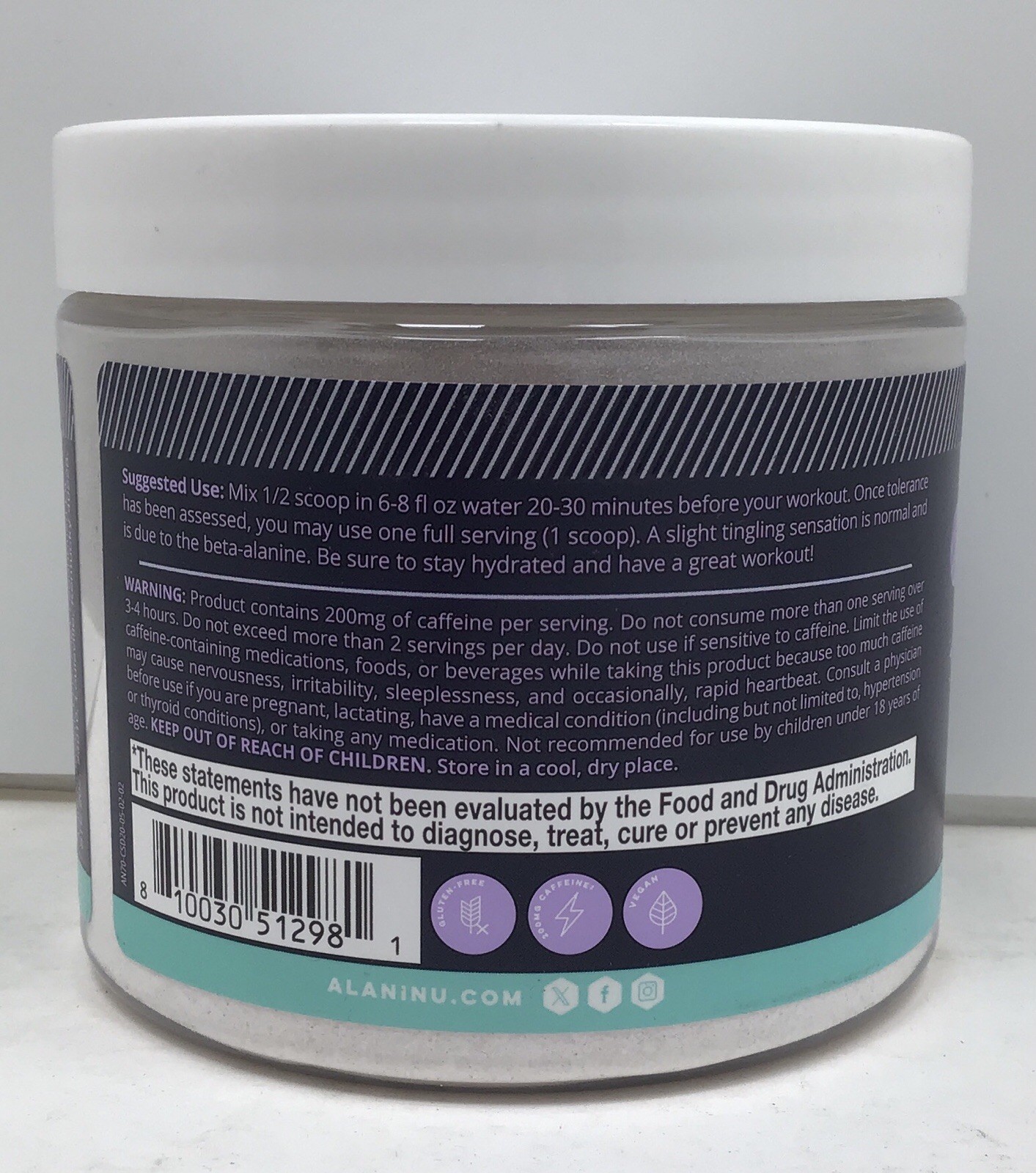 2X ALANI NU PRE-WORKOUT COSMIC STARDUST 20 SERVINGS EACH EXP 08/2026+ SEALED