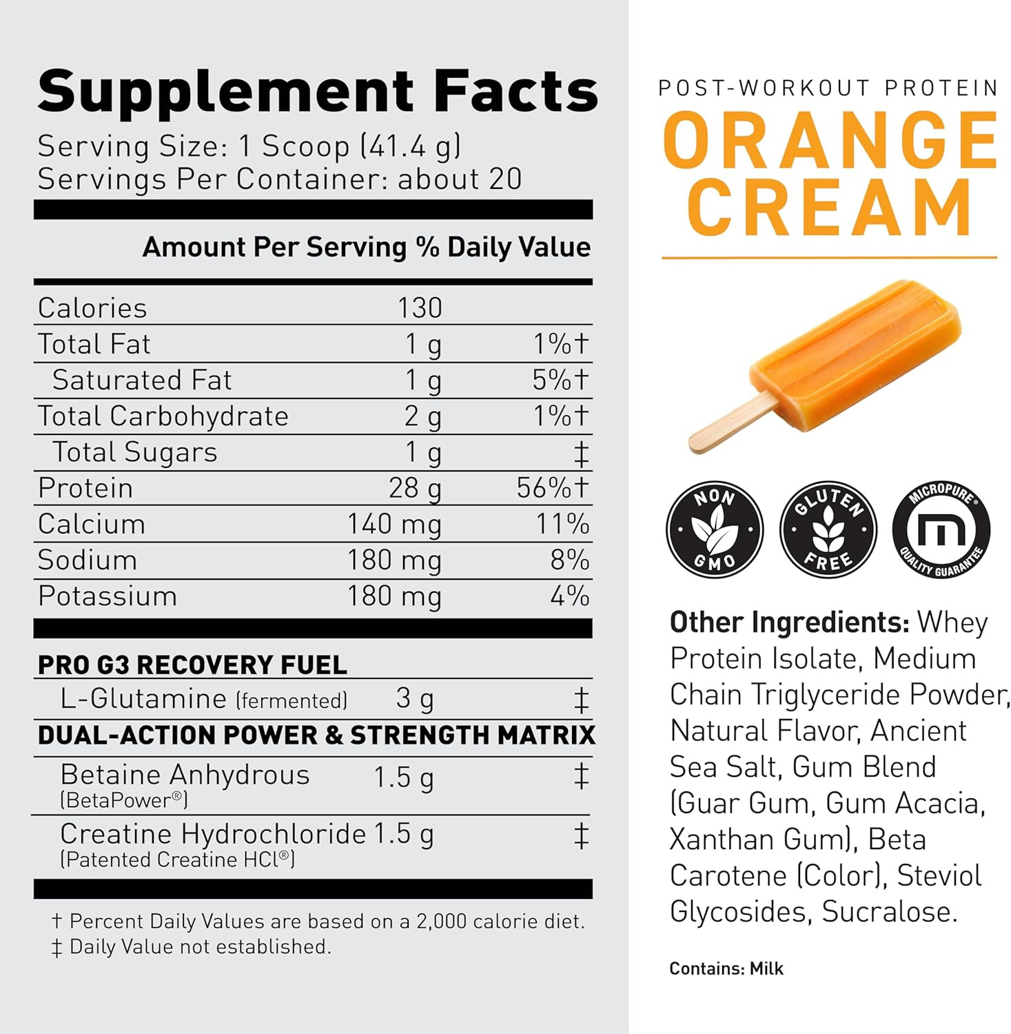 Post Workout Protein Powder | Re- | 28G Whey Protein with Creatine, Glutamine &