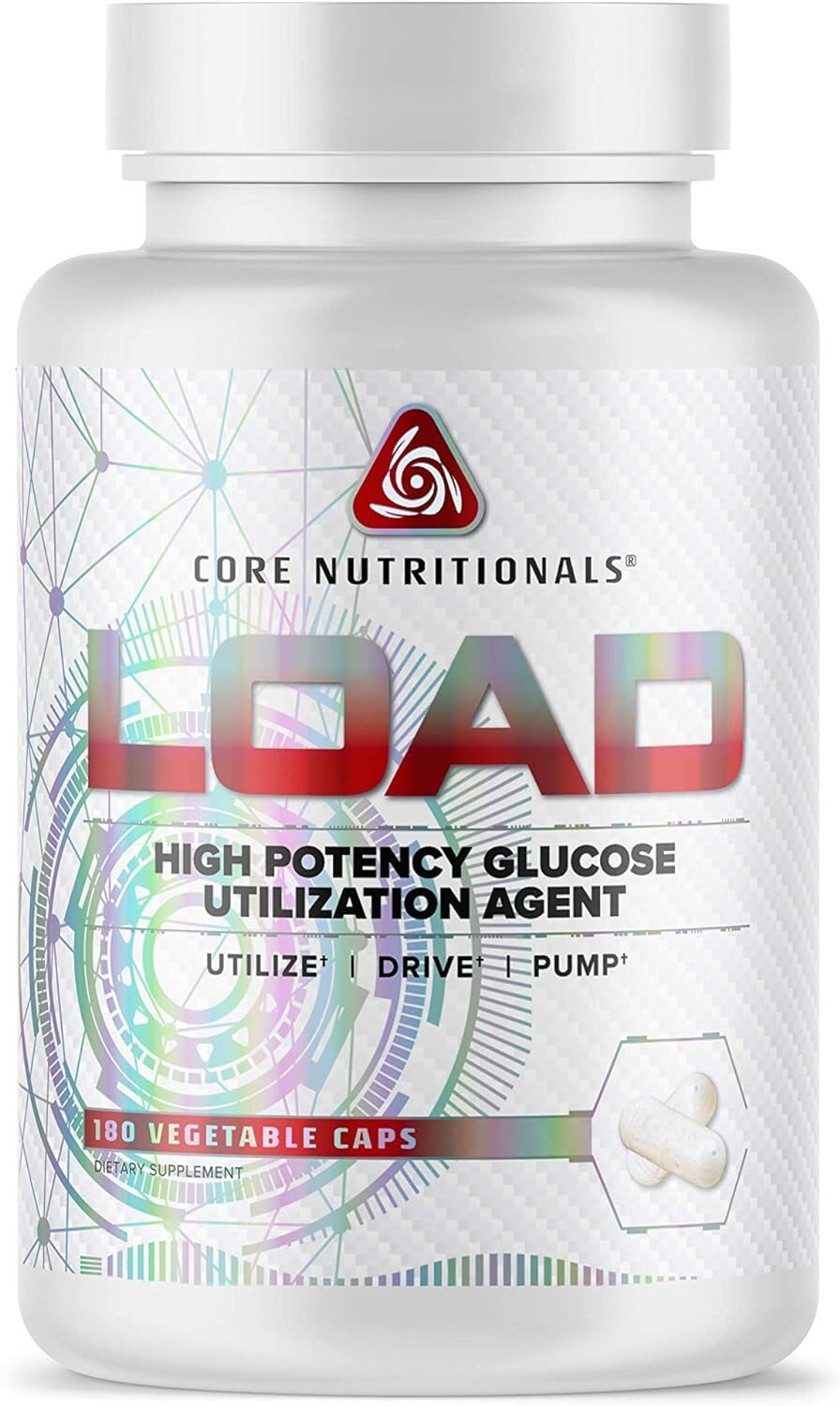 Core Nutritionals LOAD High Potency Glucose Utilization & Pump Agent – 180 caps