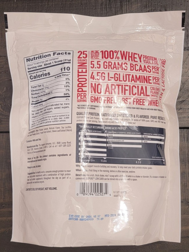 ISOPURE, 25G Protein Powder, Strawberry, 1 lb, 454 g (Use by 8/7/26)