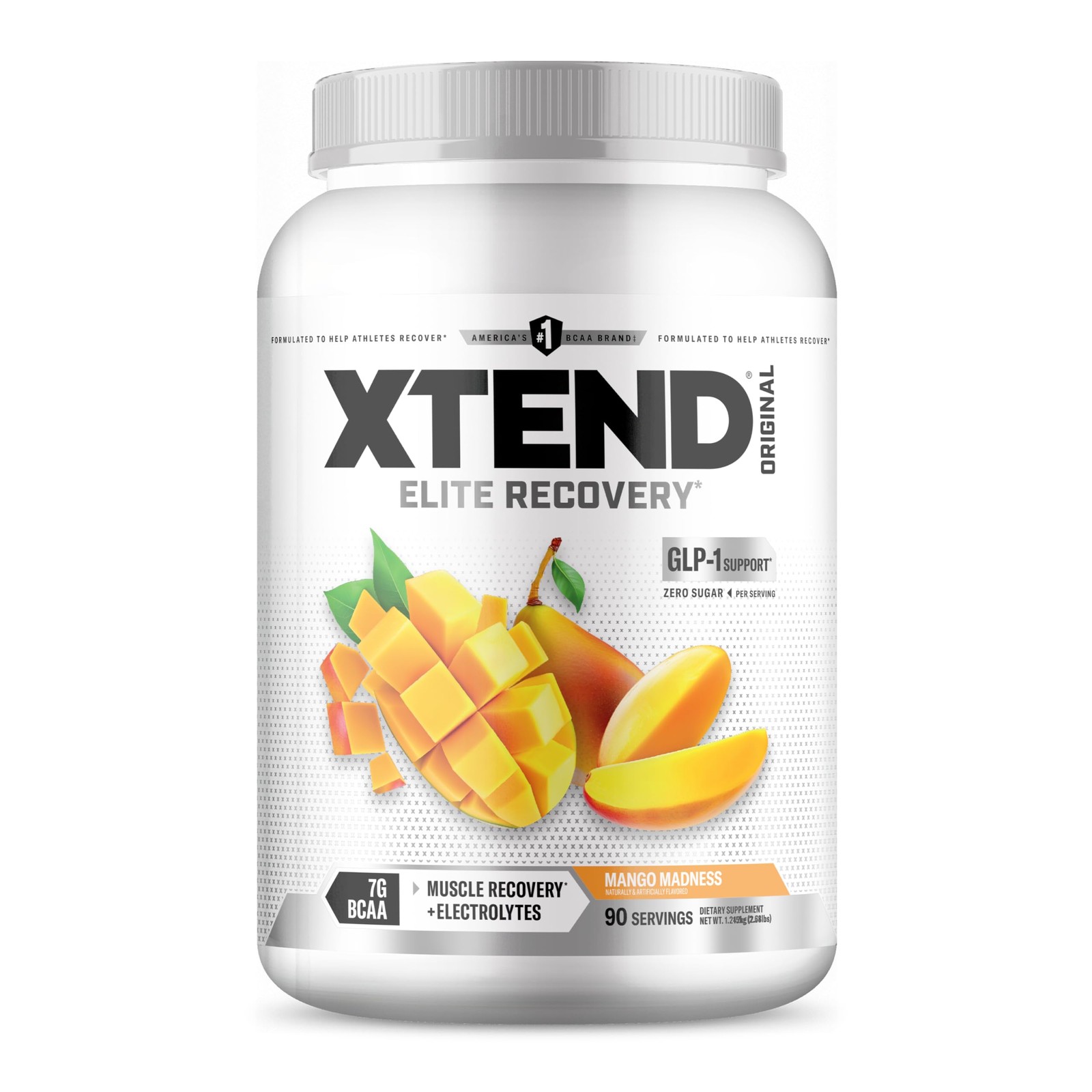 XTEND Original BCAA Powder Mango Madness | Sugar Free Post Workout Muscle Rec…