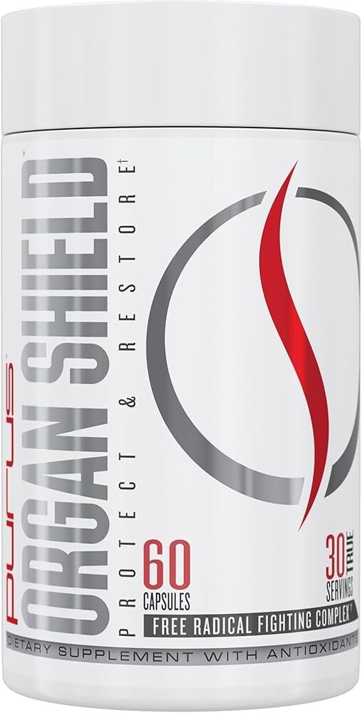 Purus Labs Organ Shield Liver and Organ Support Antioxidant 60 Capsules New