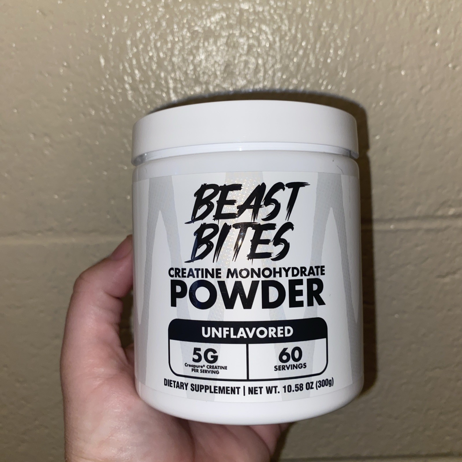 Beast Bites Creatine Monohydrate Powder Unflavored 10.58 oz