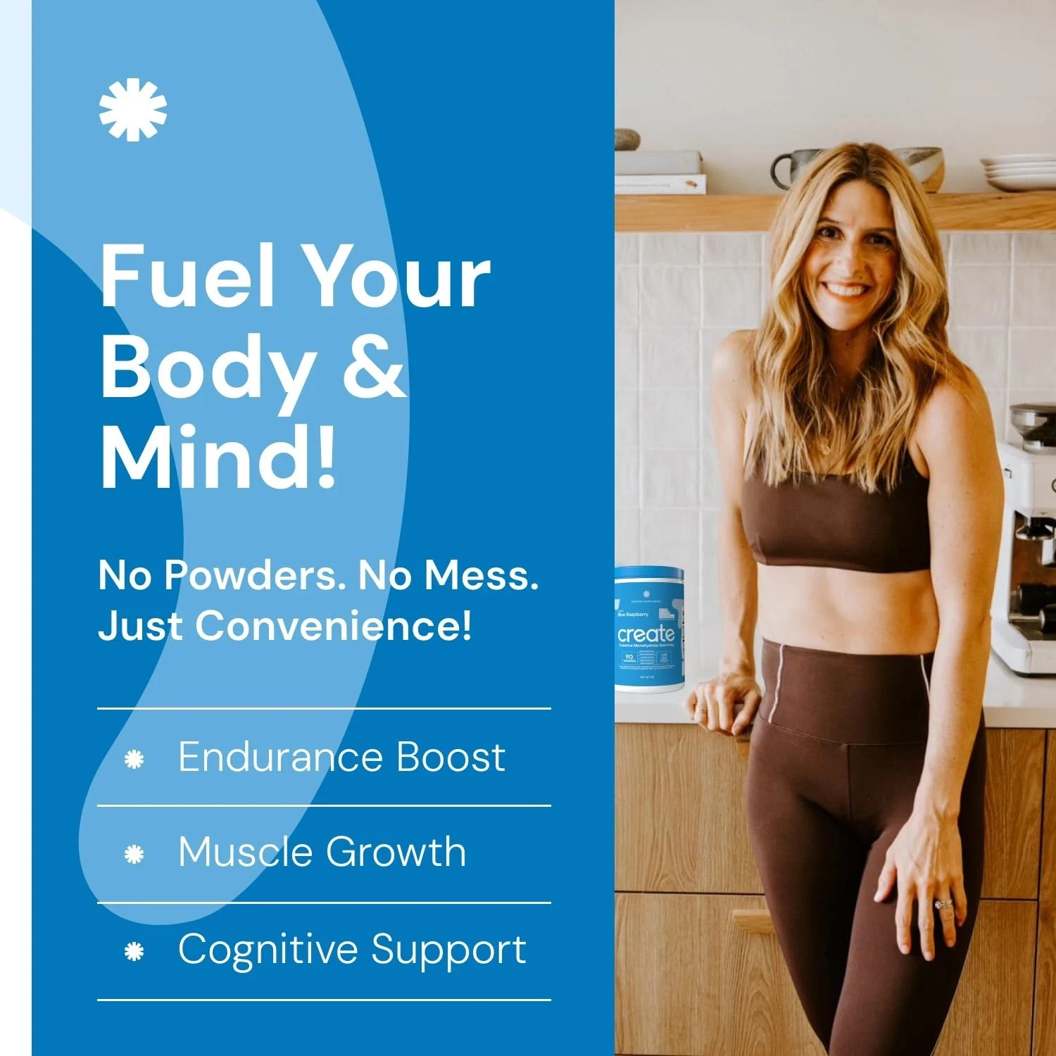 Create Creatine Monohydrate Gummies for Men & Women Boost Focus Strength and …