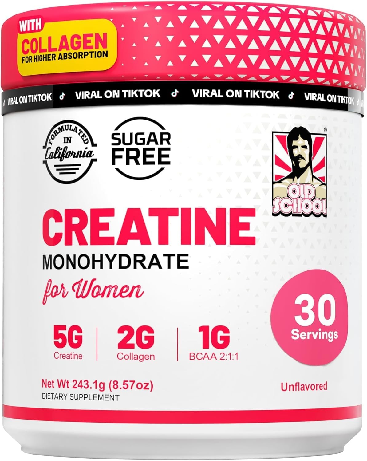 Creatine for Women – Post-Workout Supplement with 5000mg Creatine Monohydrate…