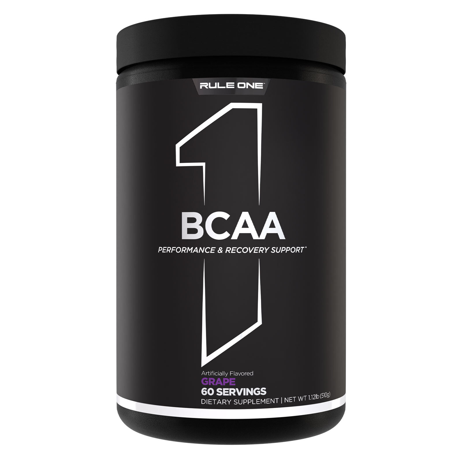 RULE 1 Train BCAAs 30 serv Juicy Grape Stim Free Intra Workout 450g