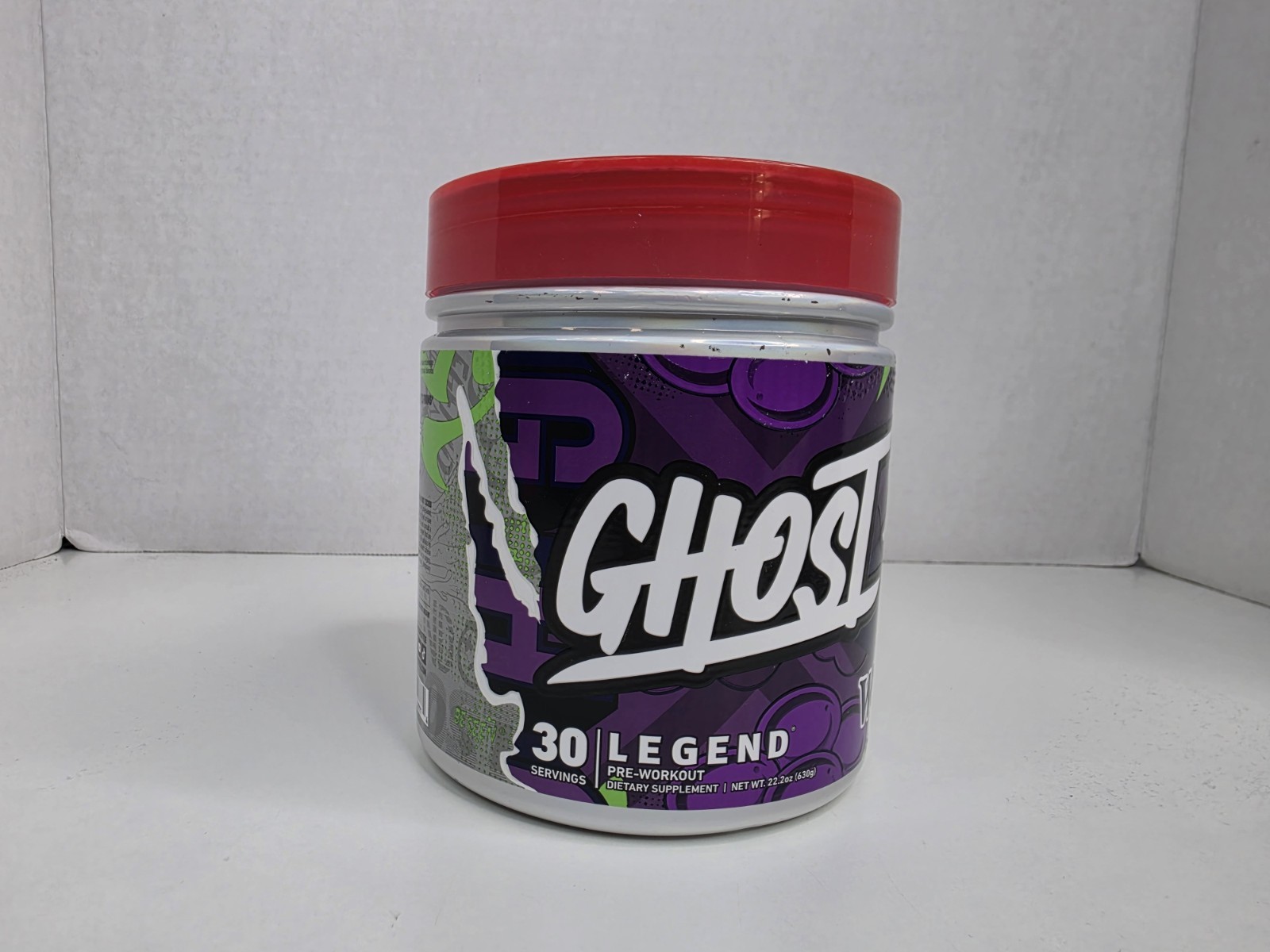 GHOST Legend Pre-Workout Powder Welchs Grape 30 Servings 22.2 oz