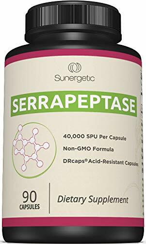 Acid-Resistant Sinus Health Serrapeptase Enzyme Supplement (90 caps)