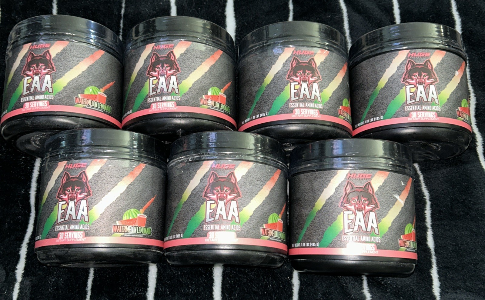 (7) EAA Supplement, Highest Dosed Essential Amino Acids Powder 495G EXP 12/2026