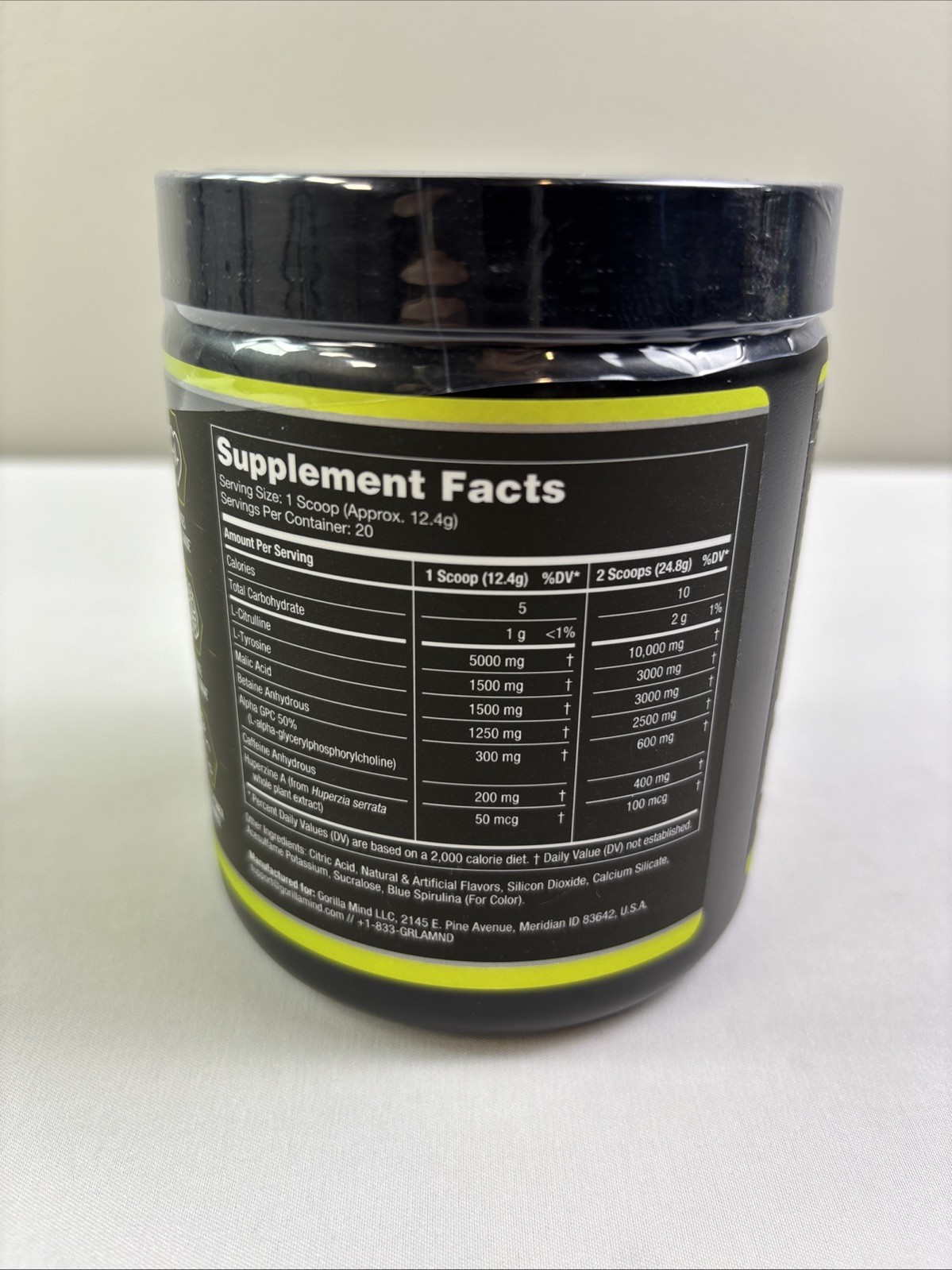 Gorilla Mode Base Pre Workout – Bombsicle 20 Servings Exp 07/2027