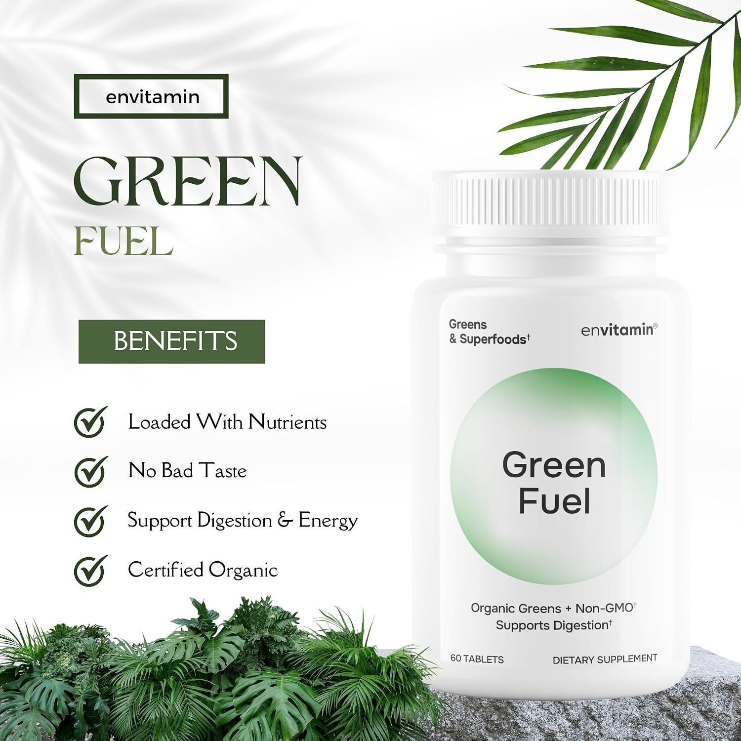 envitamin Green Fuel Organic Greens Tablets