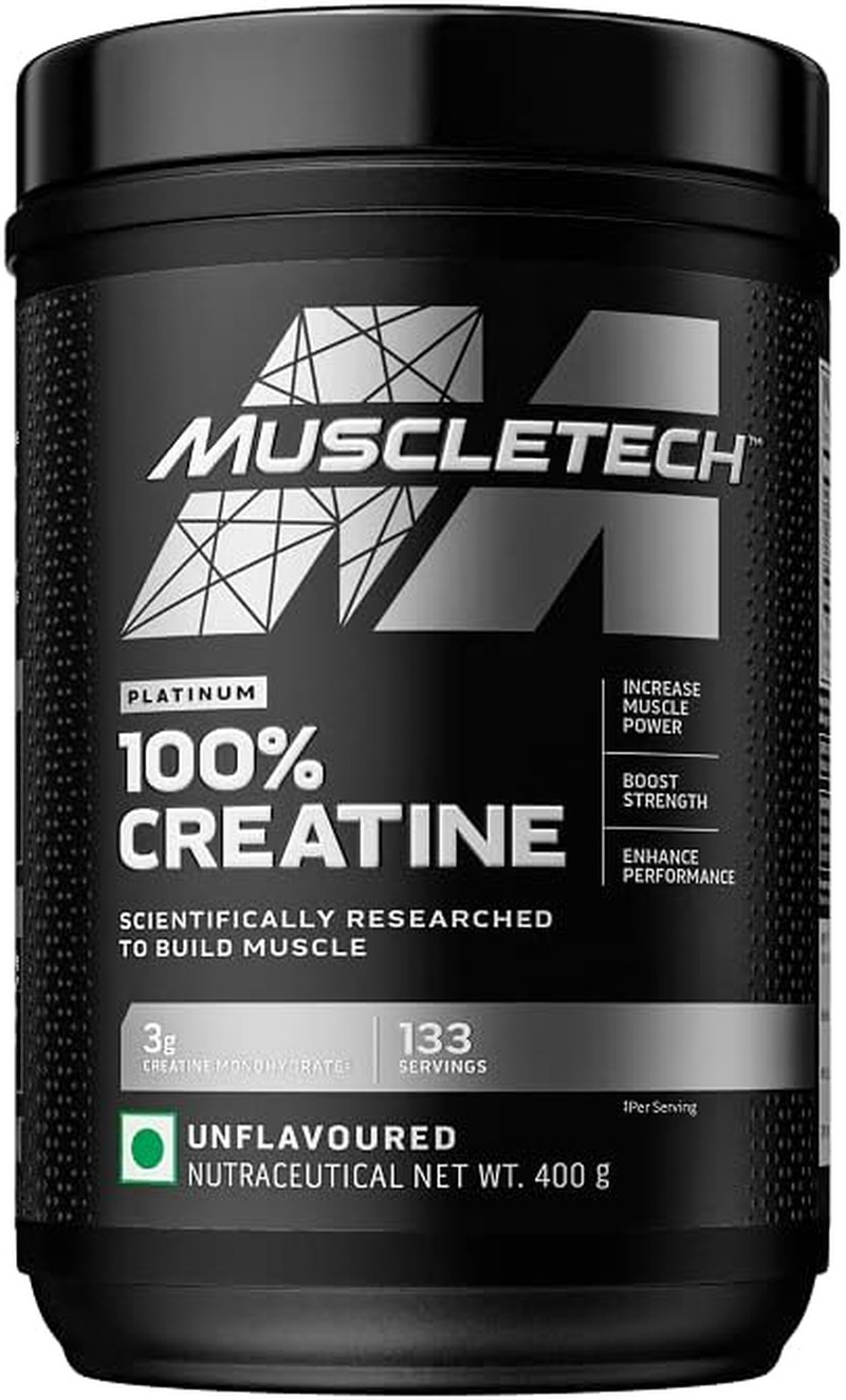 Creatine Monohydrate Powder, Platinum Pure – Unflavored Micronized Creatine Powd
