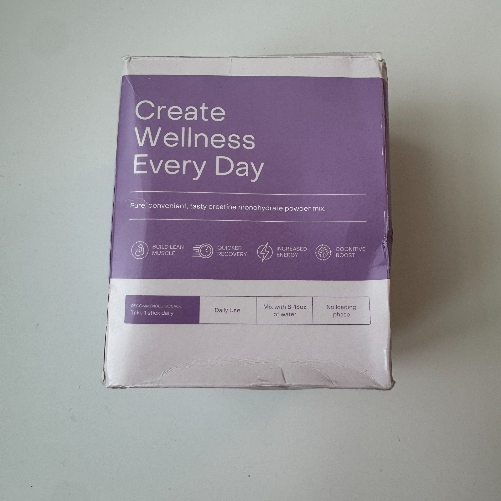 Create Creatine Monohydrate Mixed Berry 30 Stick Packs Vegan Exp 08/2027 Dietary