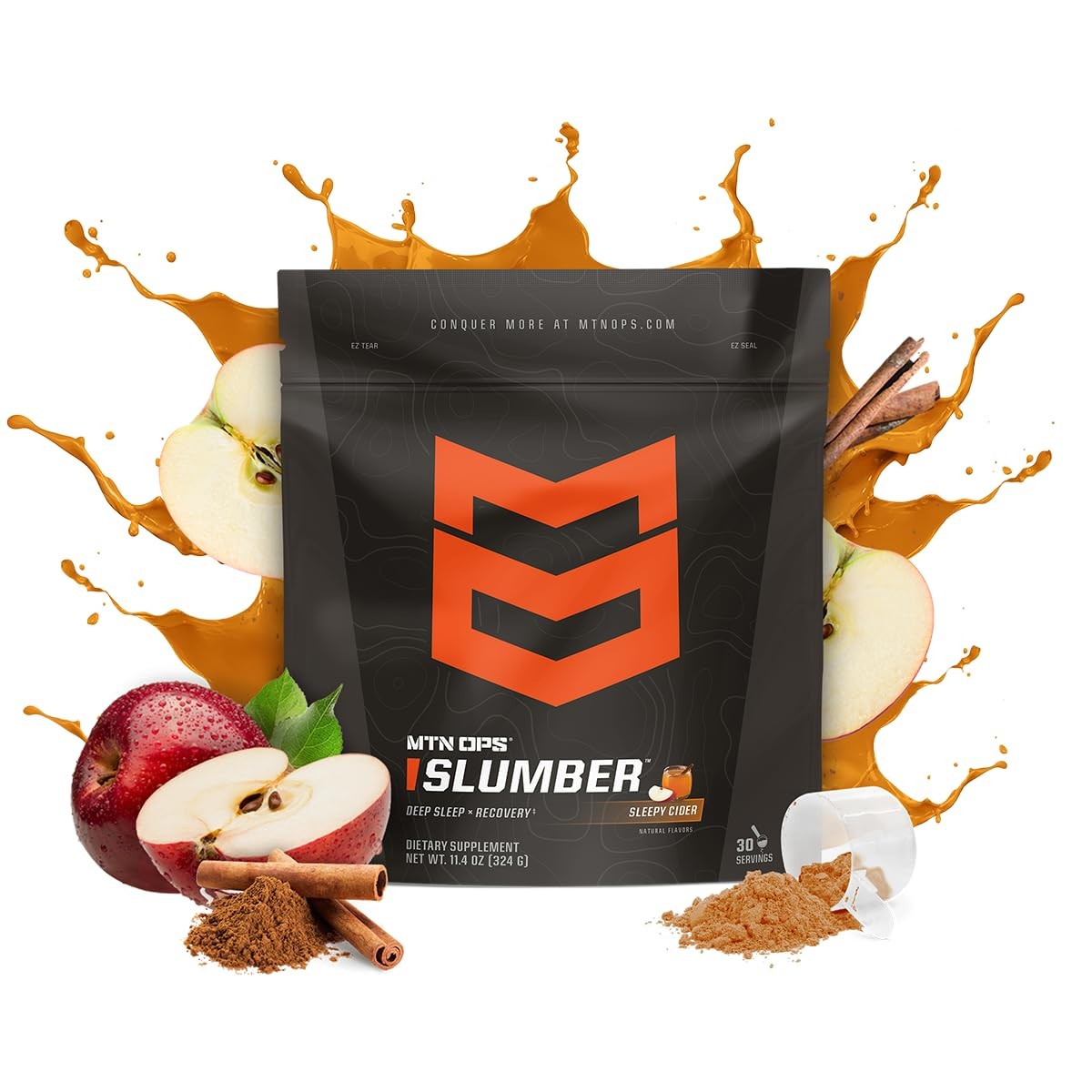 MTN OPS Slumber Sleep Aid Muscle Recovery Deep Sleepy Cider Collagen