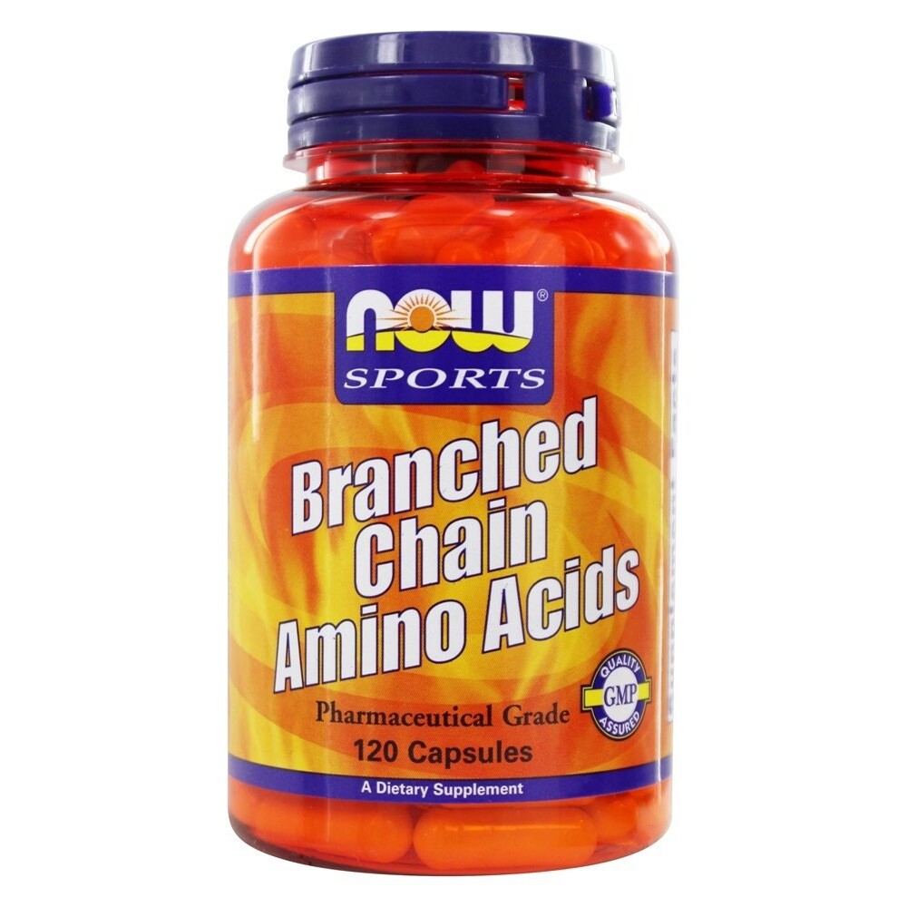 NOW Foods Branched Chain Amino Acids, 120 Capsules