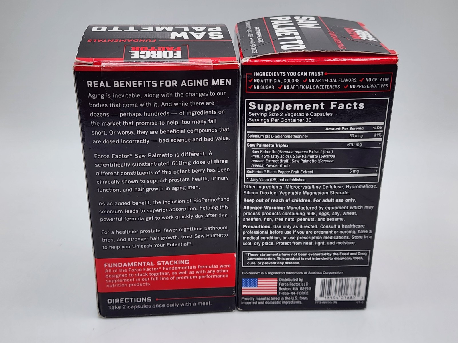 2x Fundamentals, Saw Palmetto, 120 Capsules Prostate Health