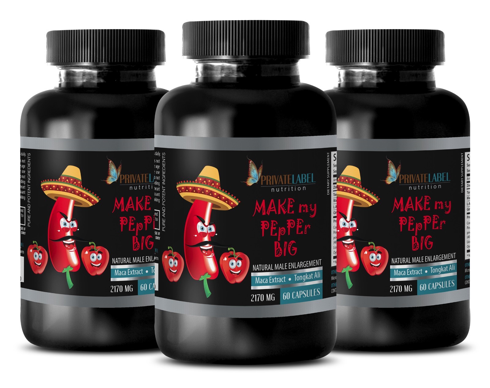Asian Panax Extract – Make My PEpPEr Big – Male Sexual Energy – 180 Tablets