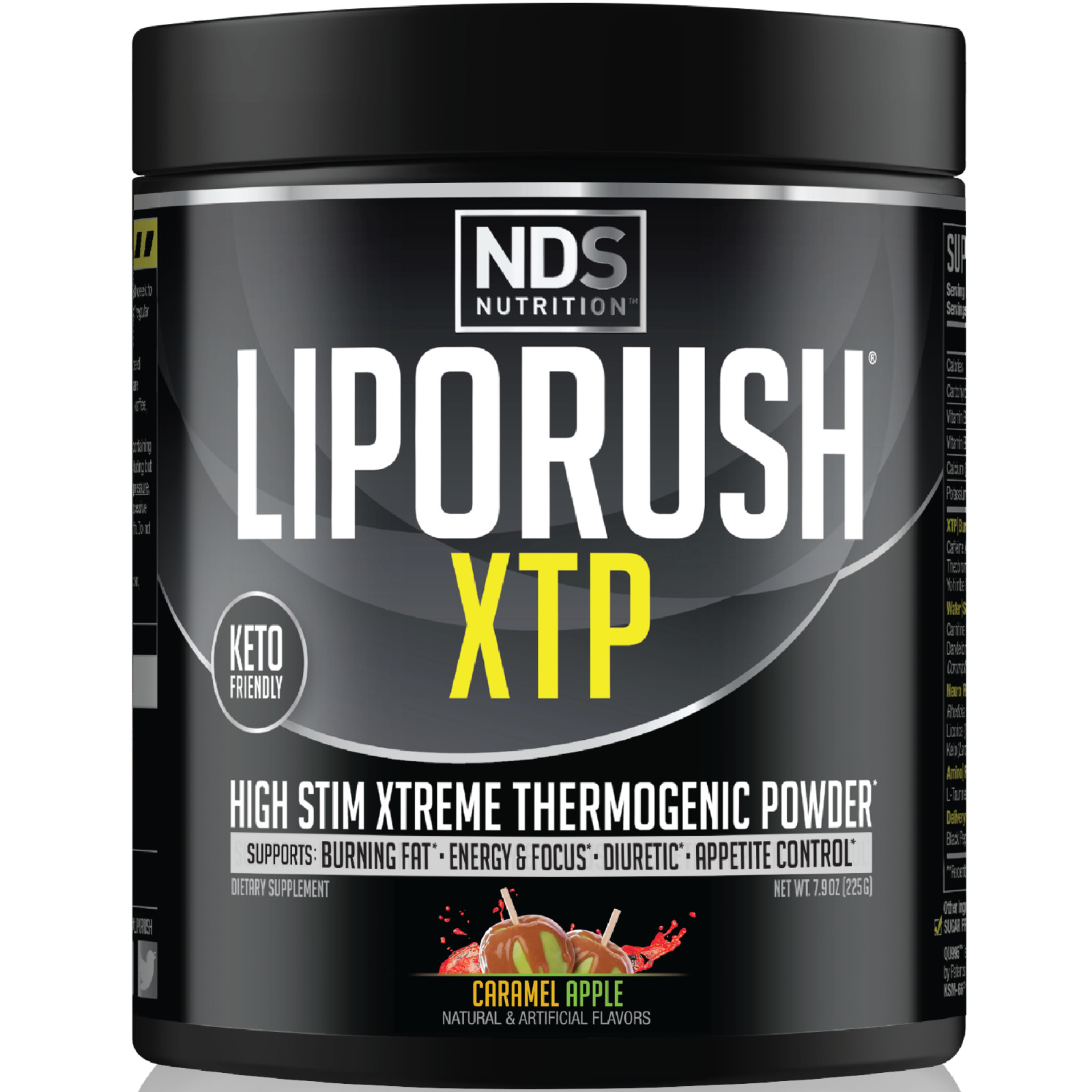 LipoRush XTP Thermogenic Fat-Burning Powder – Caramel Apple / 45 Servings