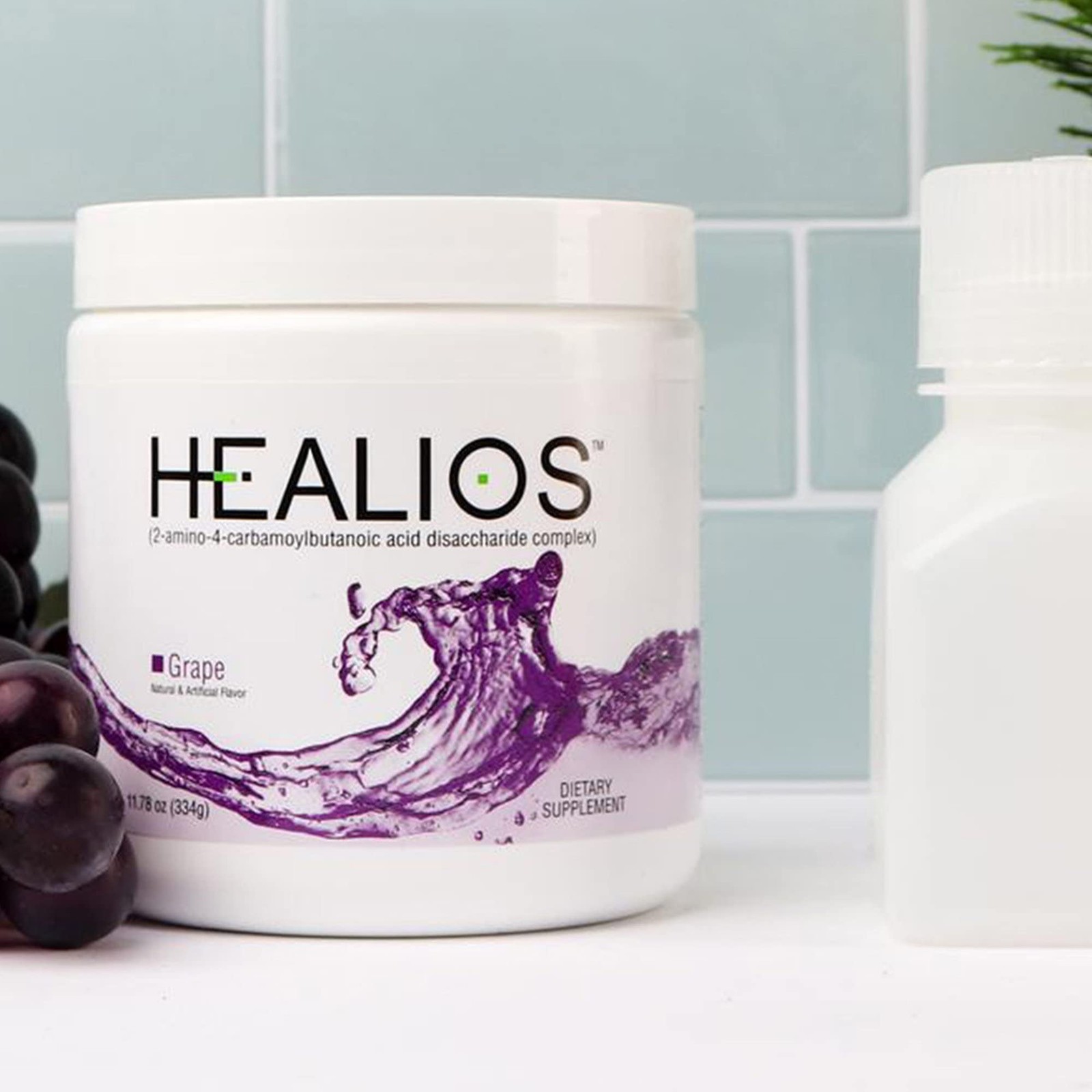 Healios Grape Flavor Oral Health and Dietary Supplement, Powder Form, Naturally