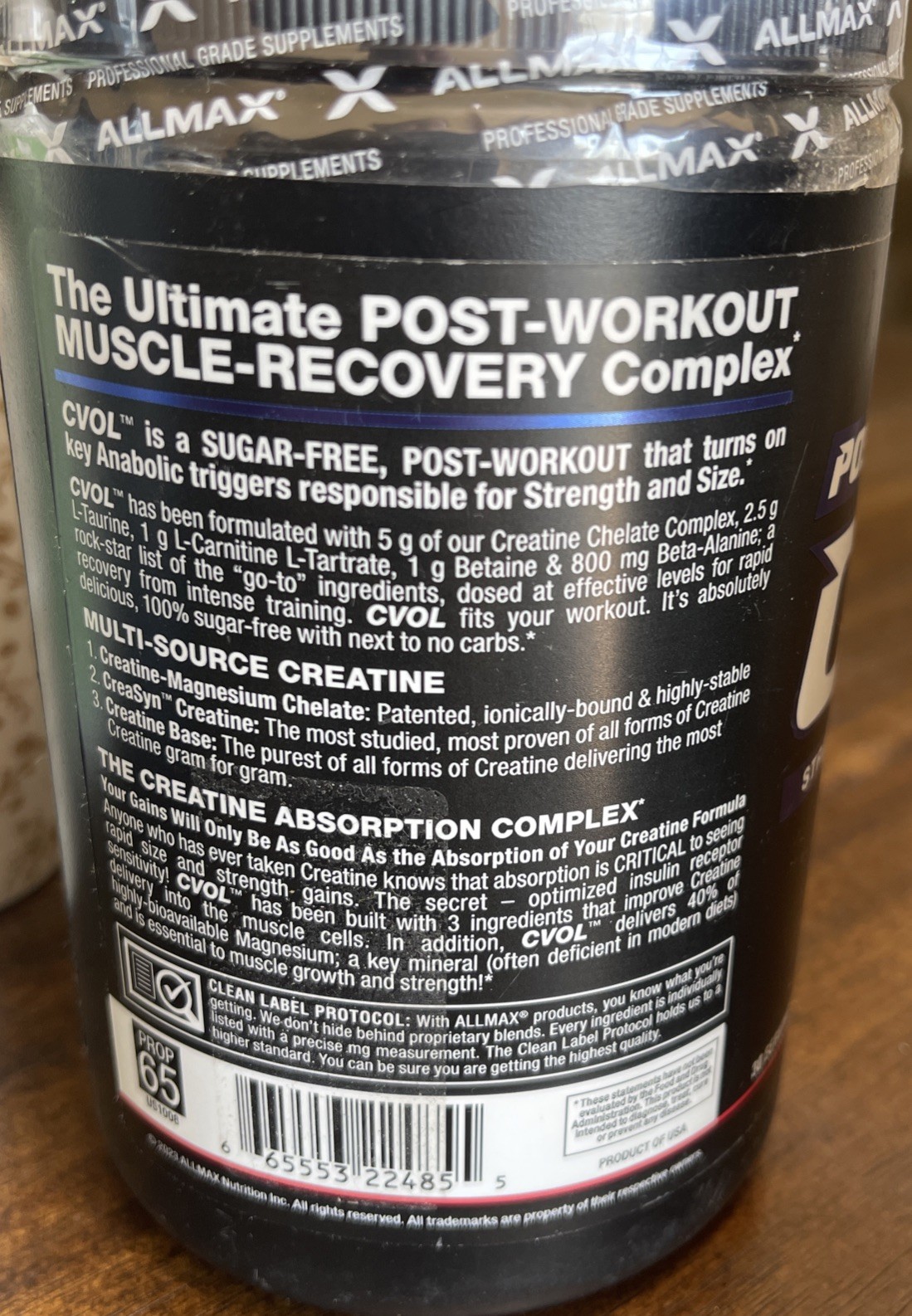 C:VOL™, Post Workout Creatine complex Raspberry Kiwi Kamikaze, 13.2 oz (375 g)