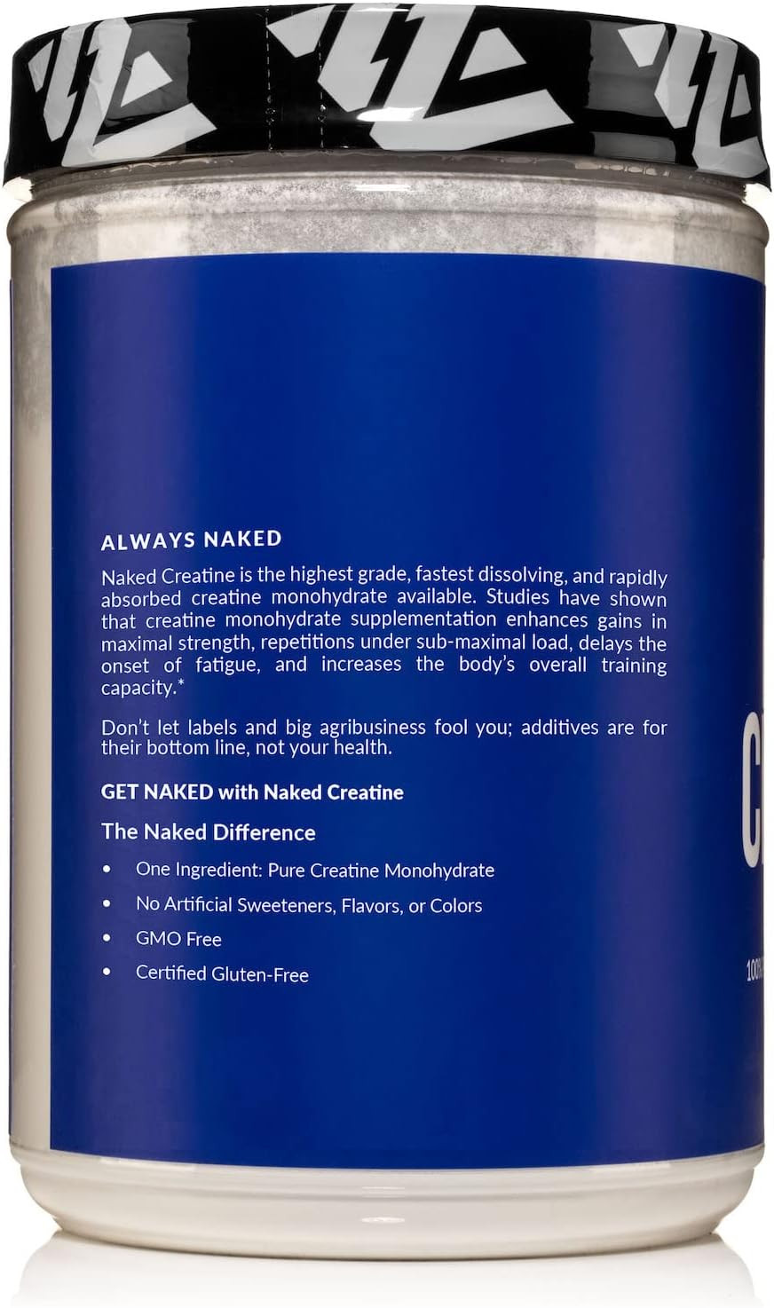 Pure Creatine Monohydrate, 200 Servings, 2.2lb, Vegan, Non-GMO, Gluten-Free