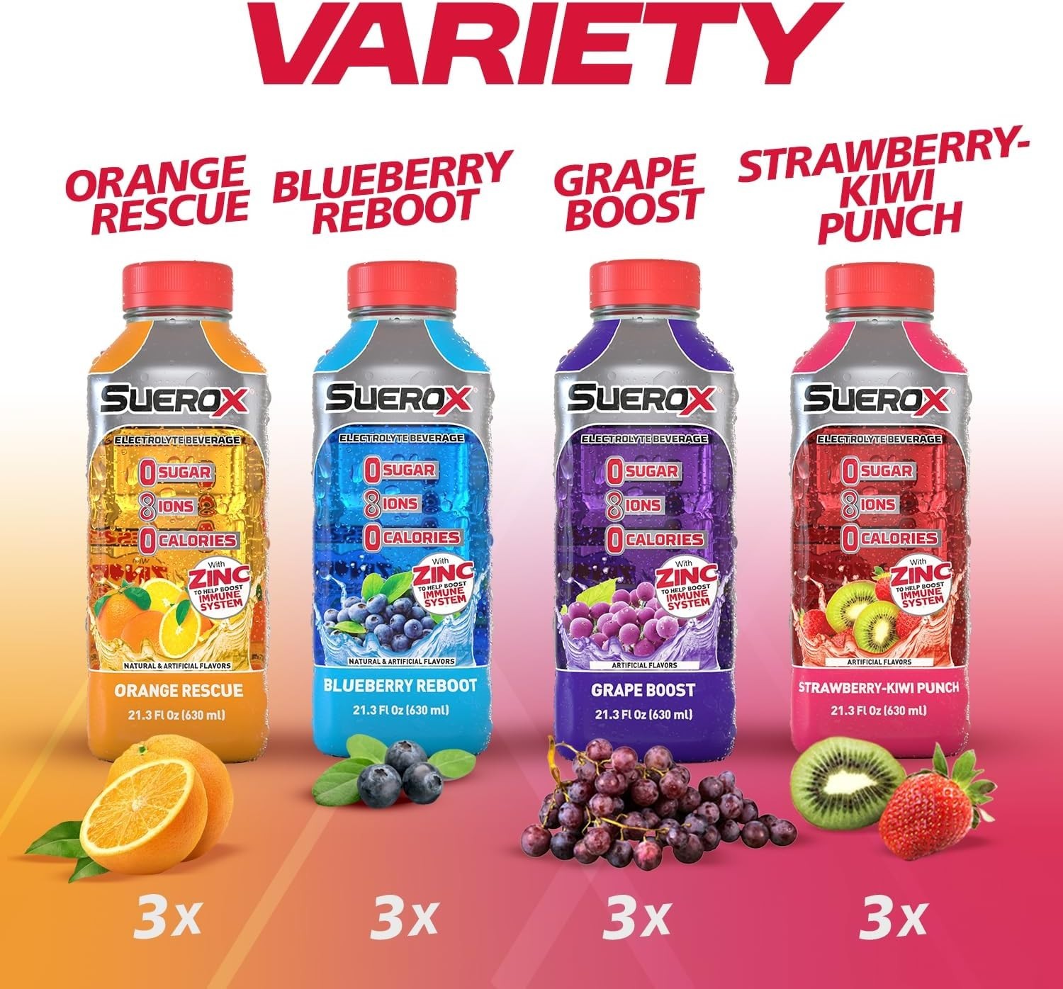 Zero Sugar Electrolyte Drink for Hydration and Recovery, Unique Blend of Elec…