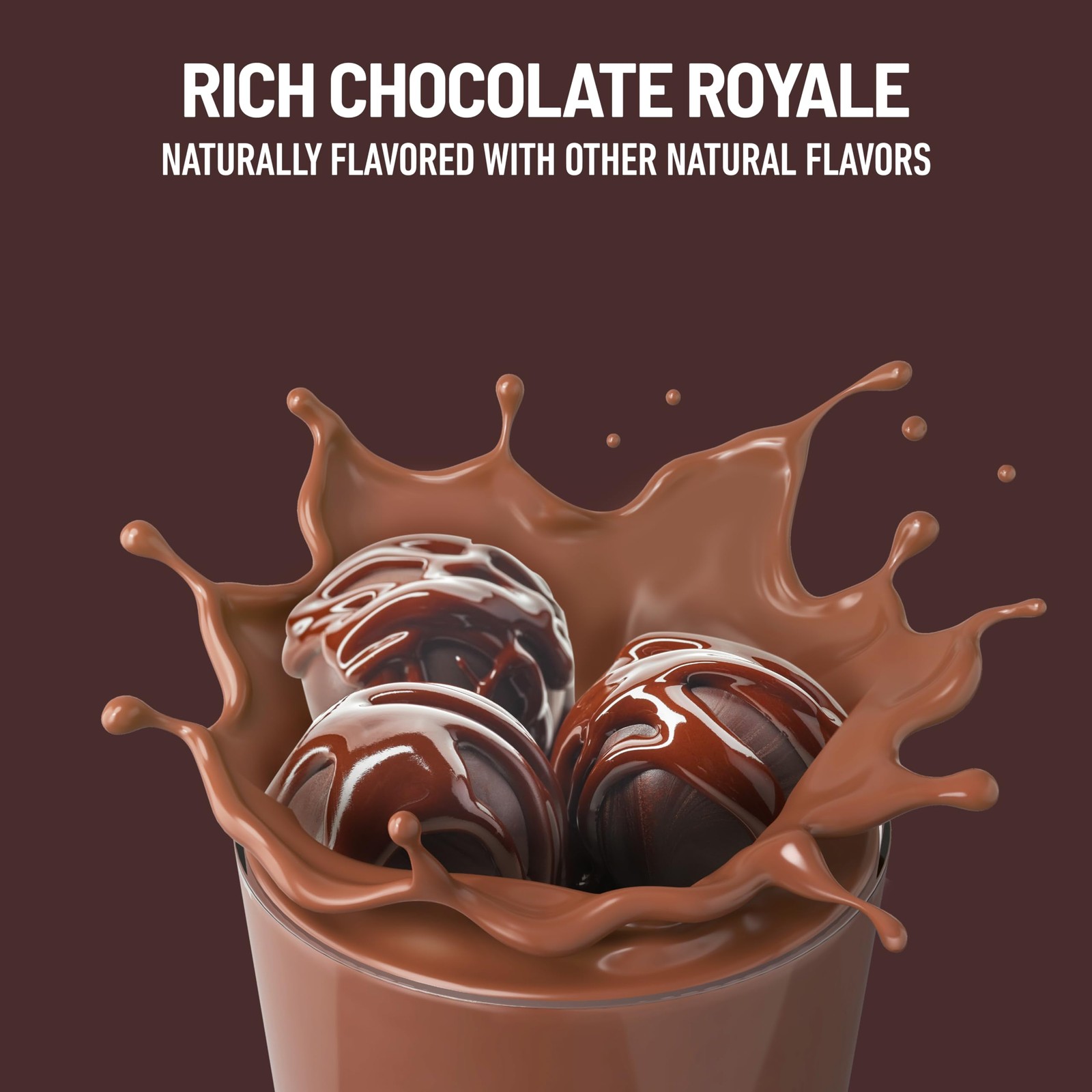 SlimFast Meal Replacement Shake, Rich Chocolate Royale, No Added Sugar, 12-Pack