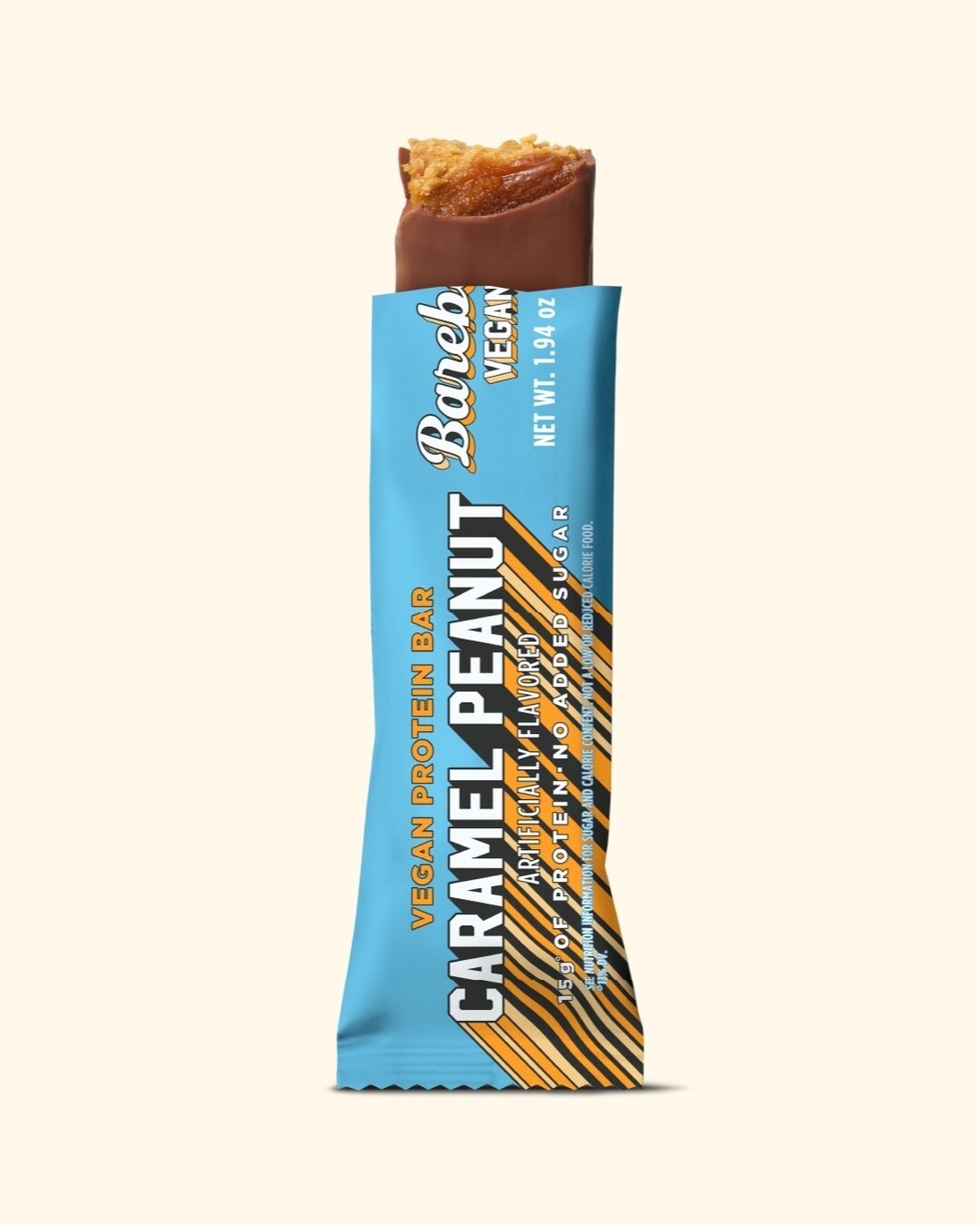 Barebells Vegan Caramel Peanut snack, no added sugar, 12 protein bar, ✅
