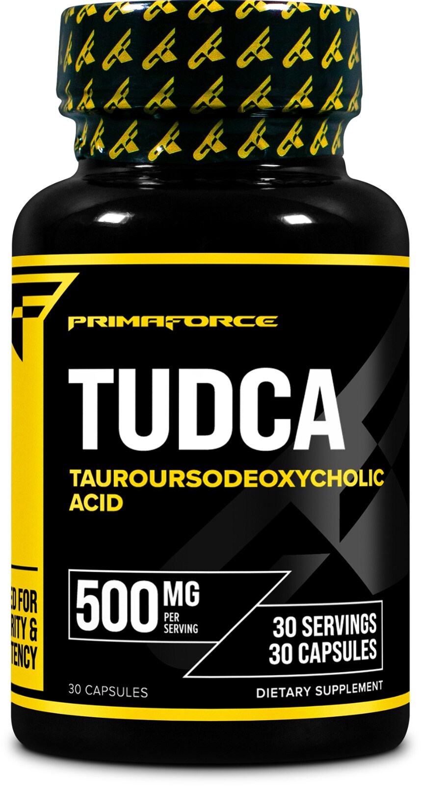 Primaforce TUDCA (Tauroursodeoxycholic Acid) 30 Servings, 500mg Per Serving