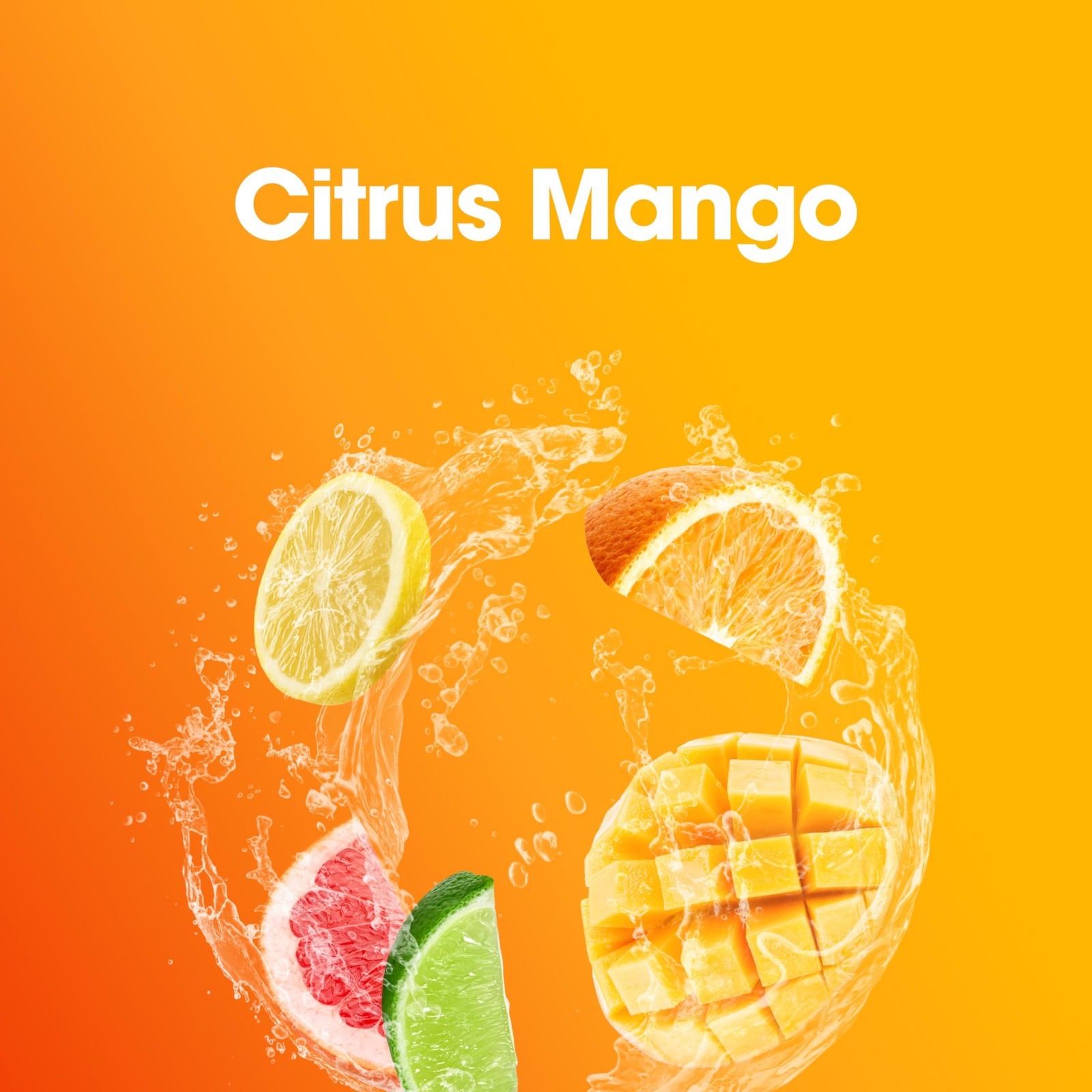 Citrus Mango Pre-Workout Powder – 300mg Caffeine, L-Citrulline, Beta-Alanine, No