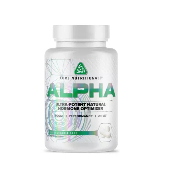 Core Nutritionals ALPHA – Anabolic Hormone Booster & Estrogen Blocker 56 Caps