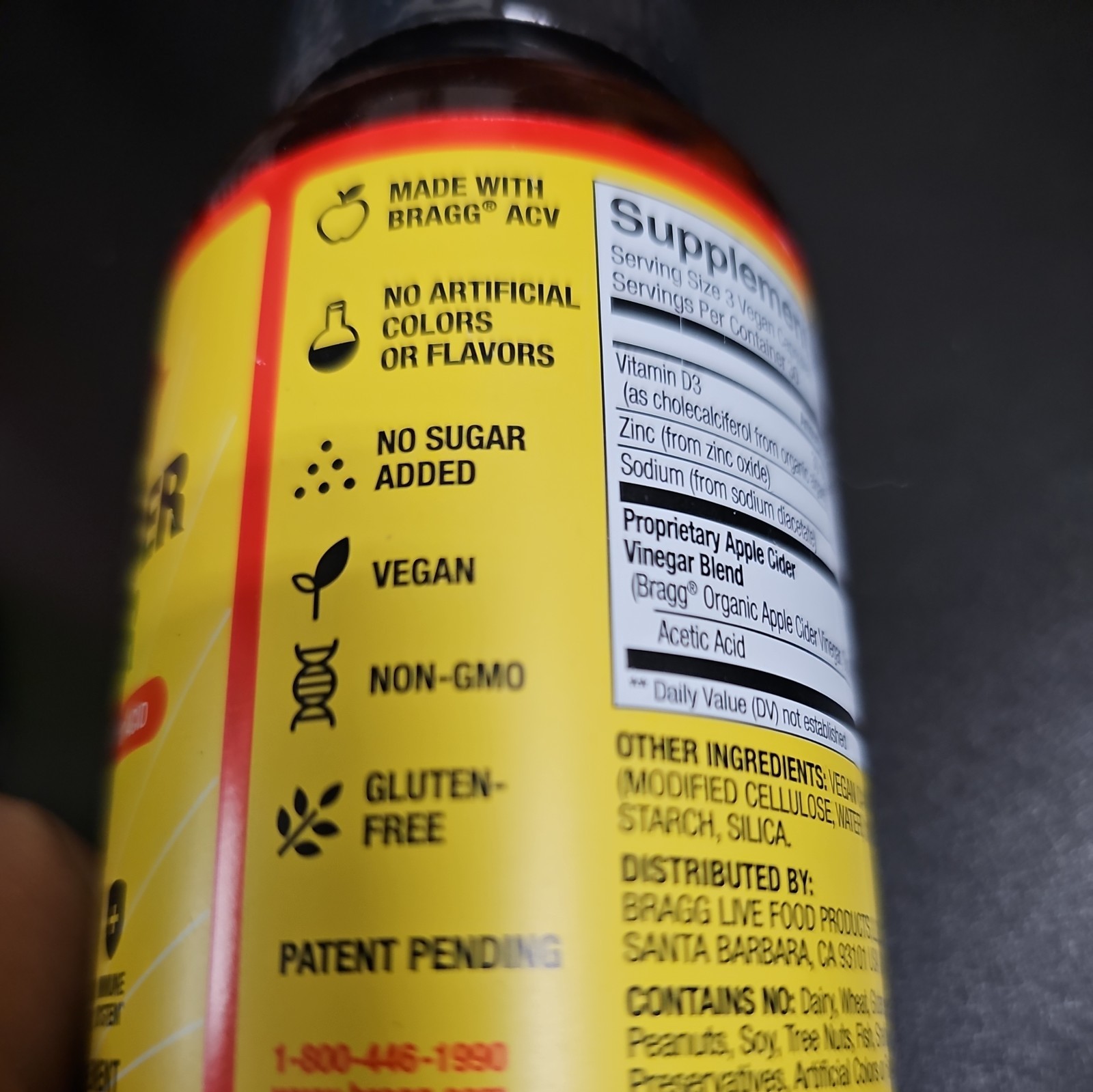 Apple Cider Vinegar , 90 Capsules