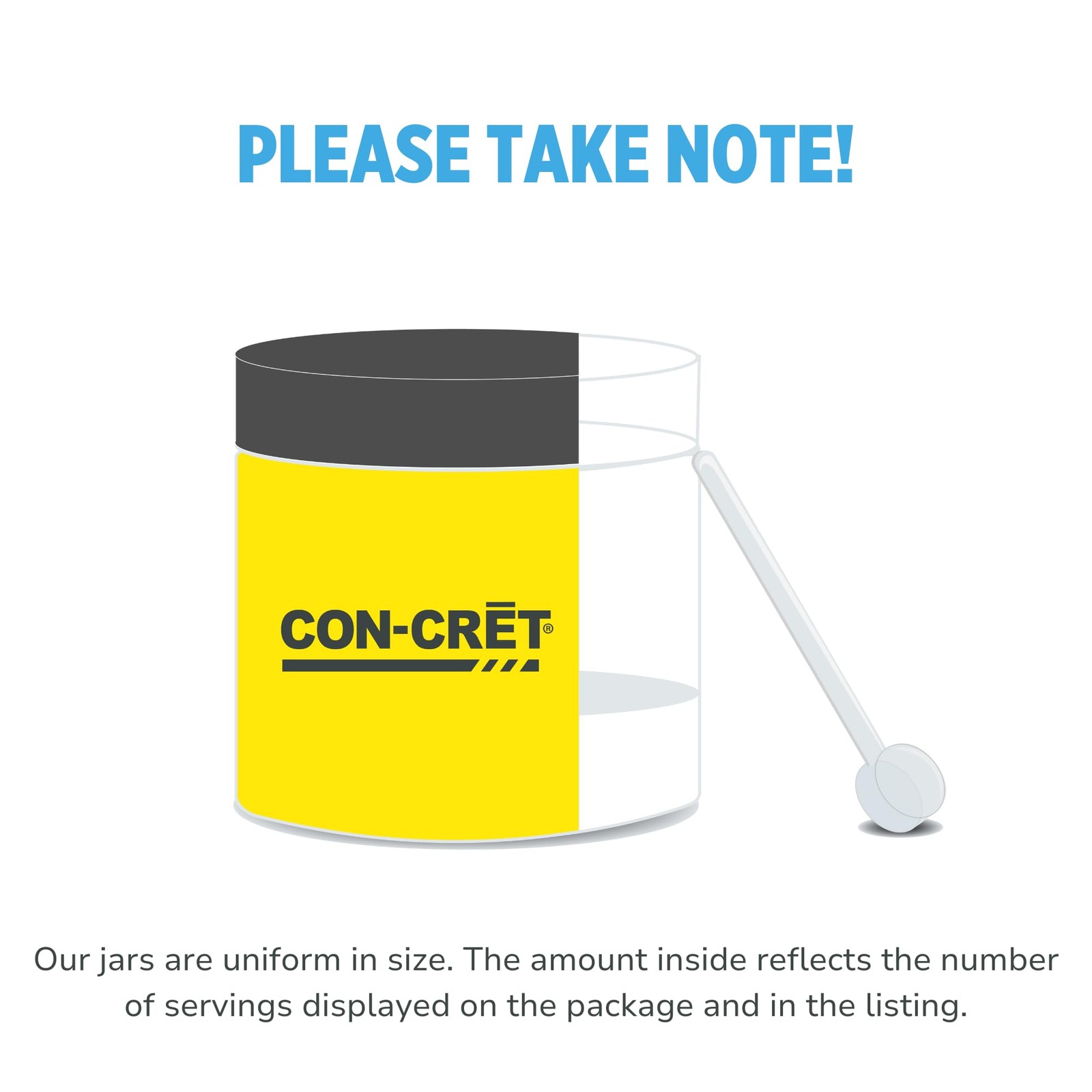 CON-CRET Creatine HCl Powder | Muscle, Cognitive, 64 Servings, No Color