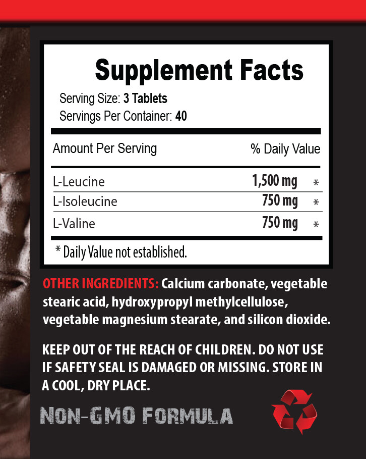 muscle toner BCAA 3000MG essential amino acid l-leucine l-valine fat burner 2B