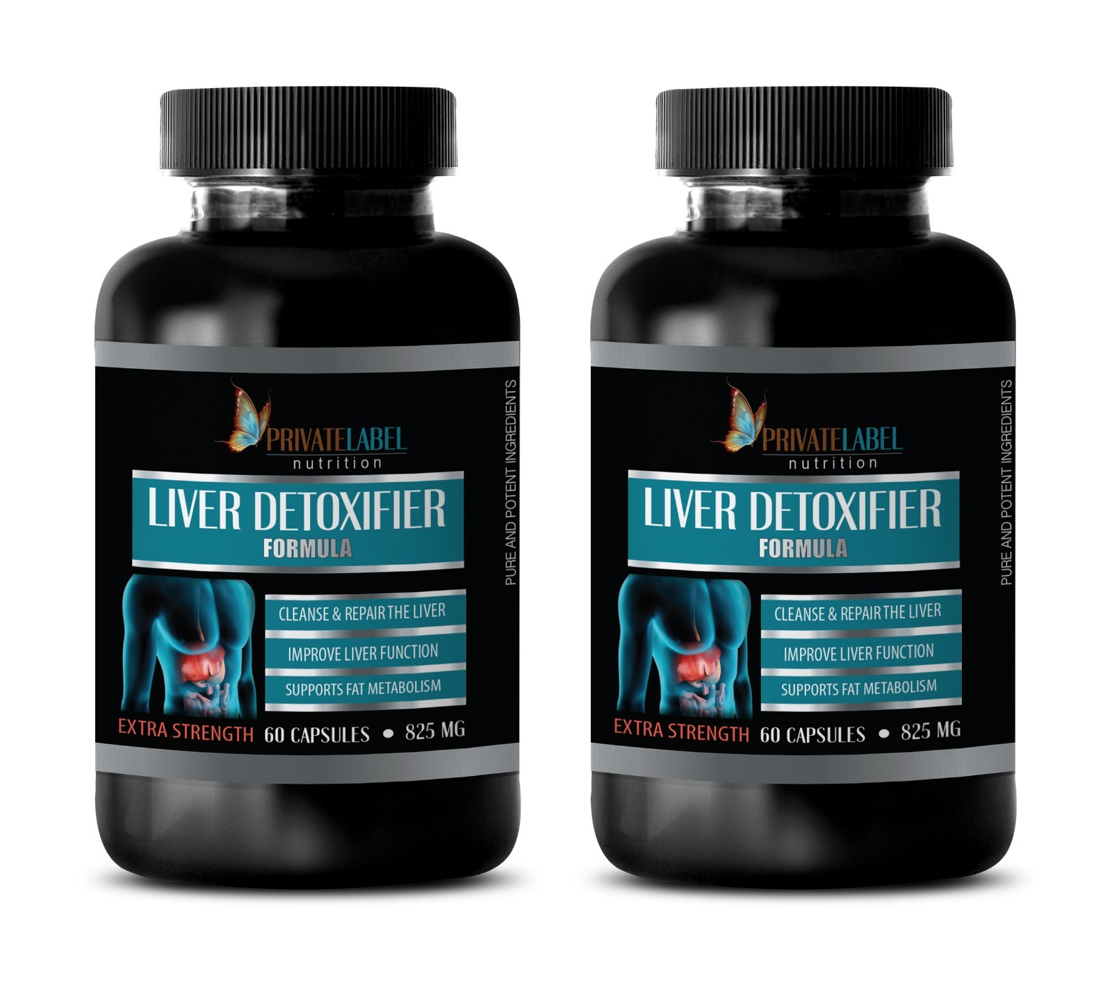 cleanser – LIVER DETOXIFIER FORMULA – whole body cleanse – 2 Bottles