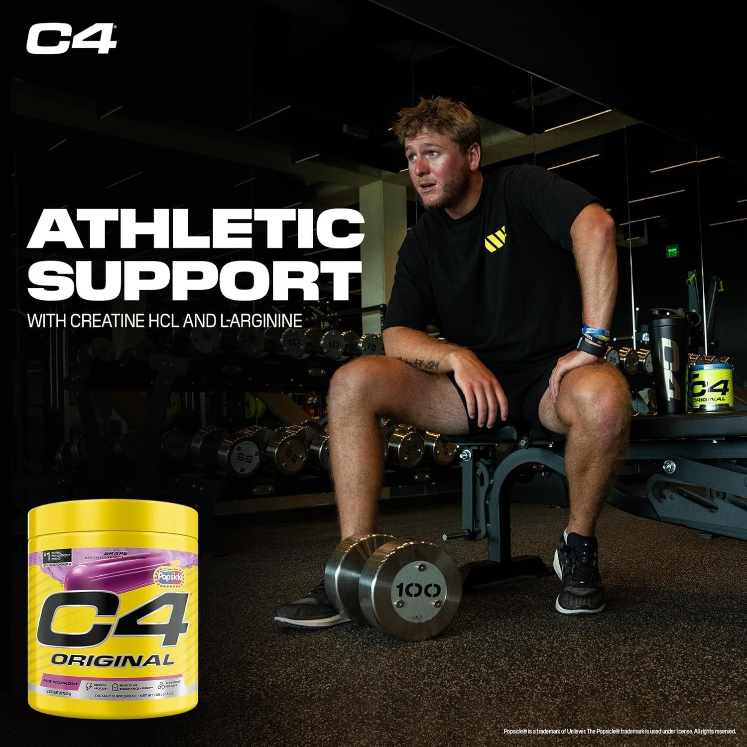 Maximize Performance with C4 Pre Workout – 200mg Caffeine, 25 Servings