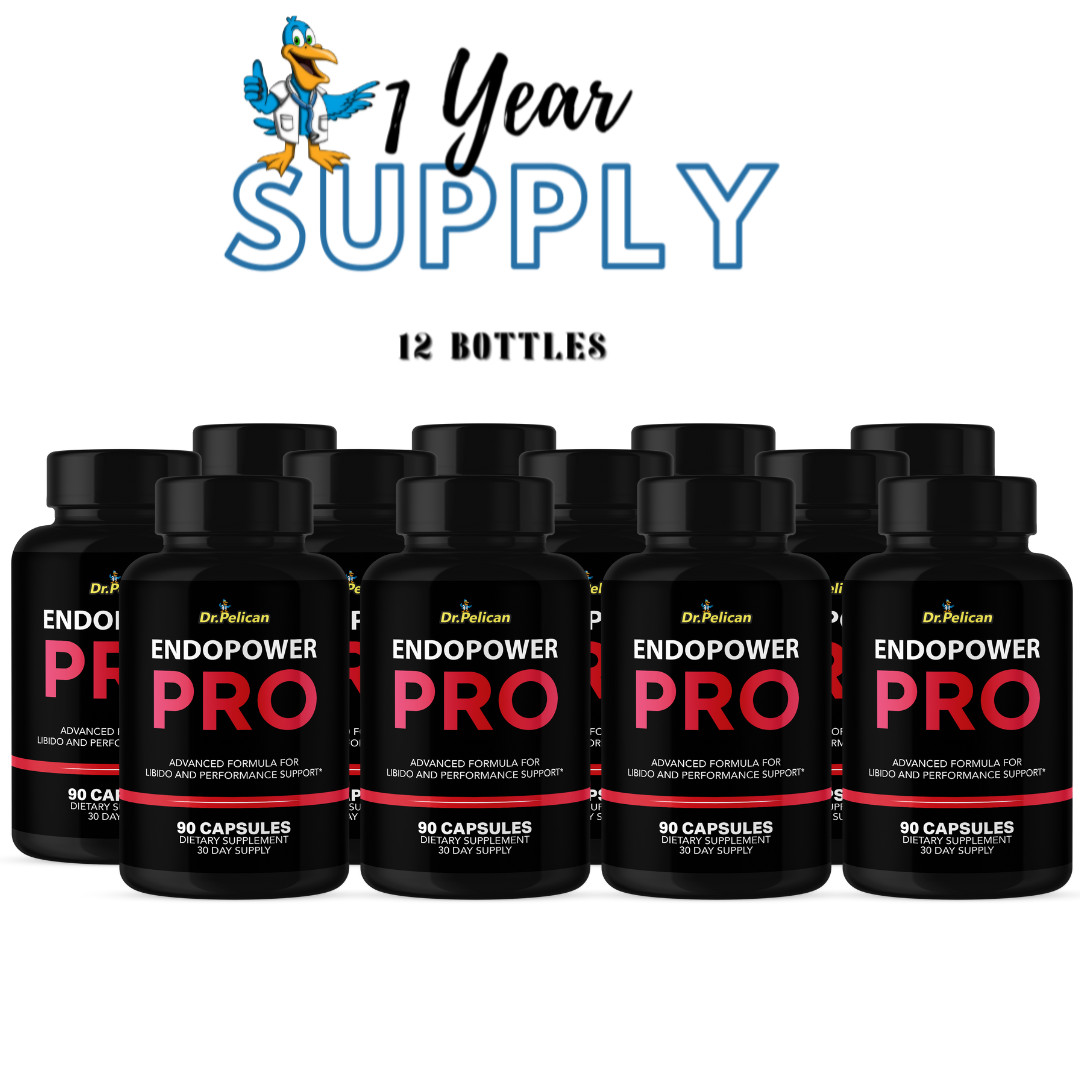 Endopower Pro- Bodybuilding & Men’s Health Support- 12 Bottles- 1080 Capsules