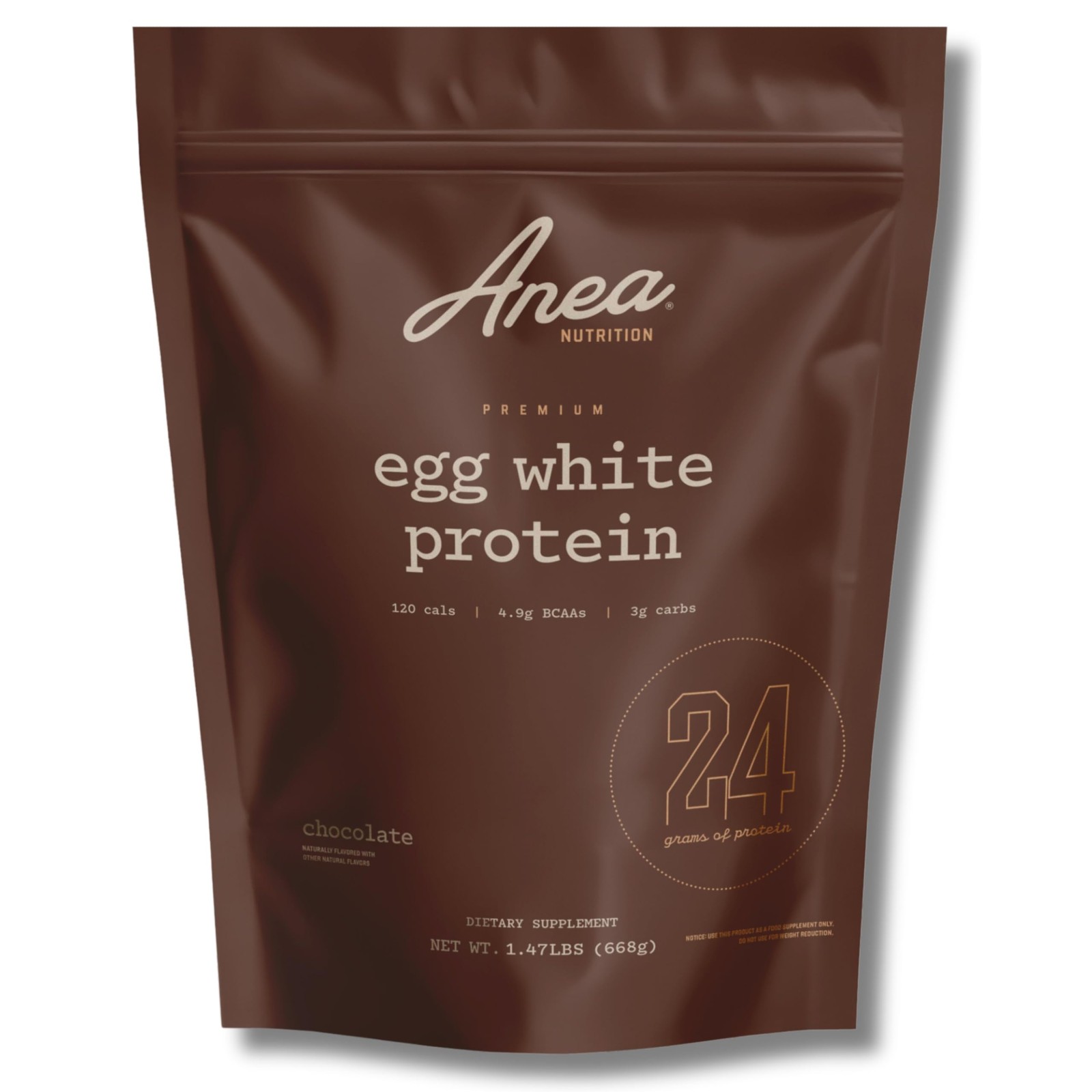Anea Nutrition Anea Egg White Protein – Chocolate 24G Protein Fat-Free