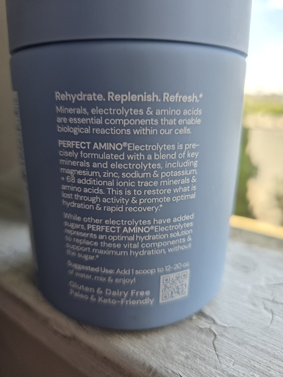 BodyHealth Perfect Amino Electrolytes Mixed Berry 30 Servings 5.3oz Exp 10/27