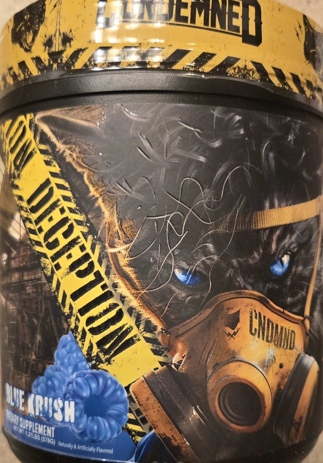 Black Magic CONDEMNED Pre-work 1.3lb Size ( 40 Serv ) Blue Krush BEST BY 10/26