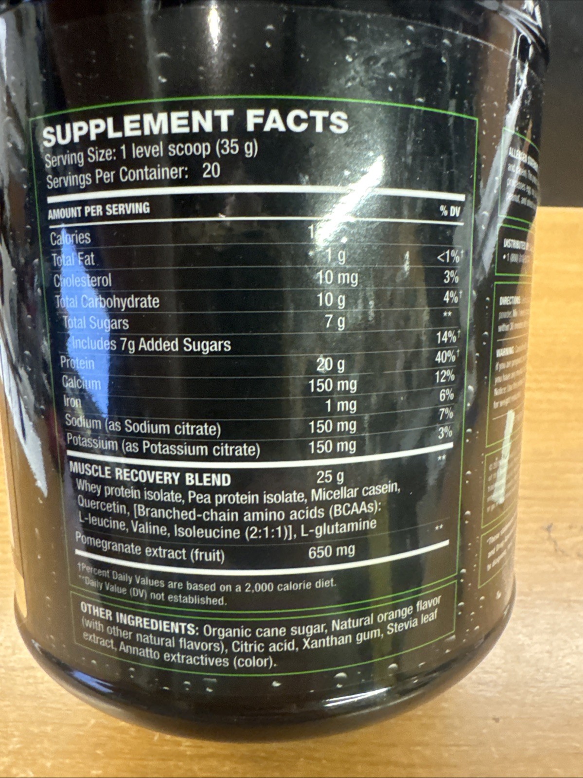 BODi Recover Whey Protein Powder Blend– PostWorkout Orange Whey Supplement fo…