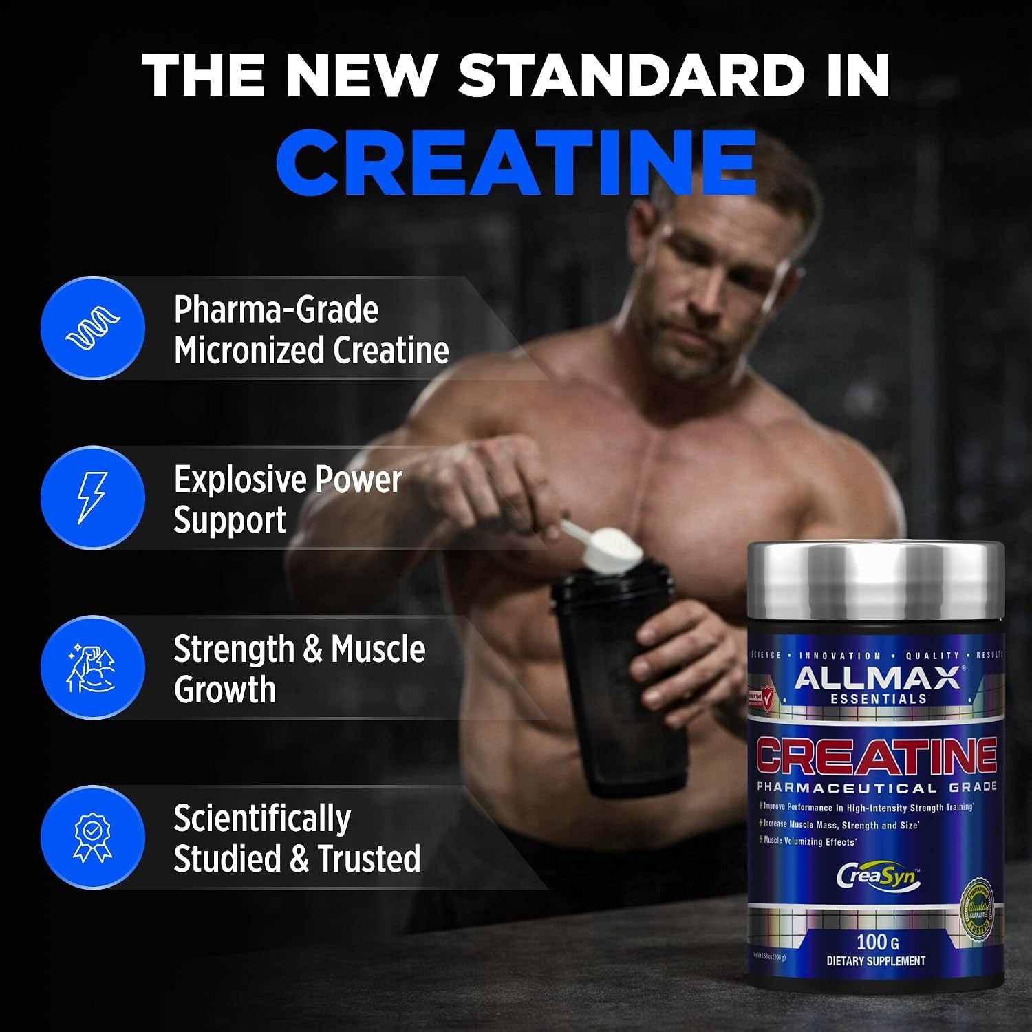 100g Micronized Creatine Monohydrate – Ideal for Muscle Growth & Performance