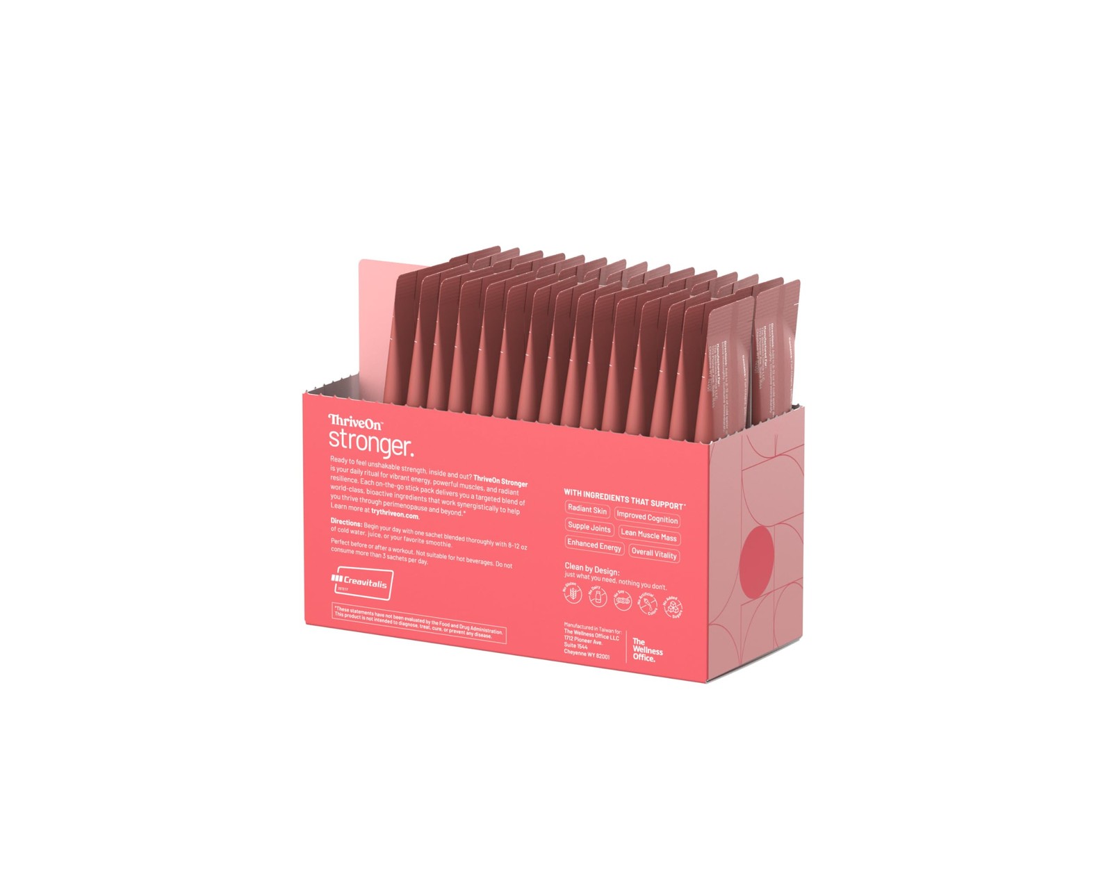 ThriveOn Stronger Women’s Creatine Collagen 5g 3g 30 Sachets