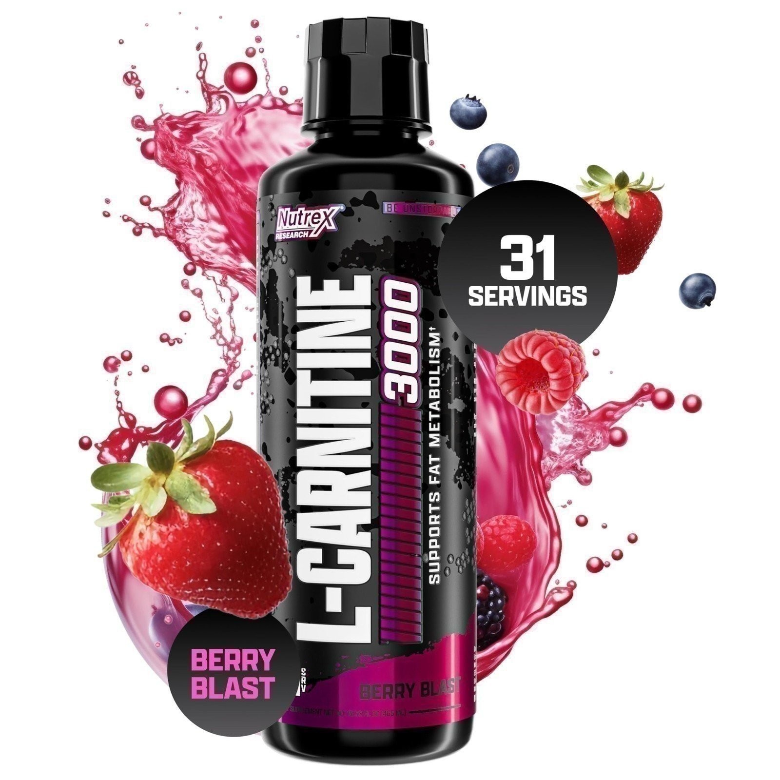 Nutrex Research Liquid Carnitine 3000 | Premium Liquid Carnitine, Stimulant…