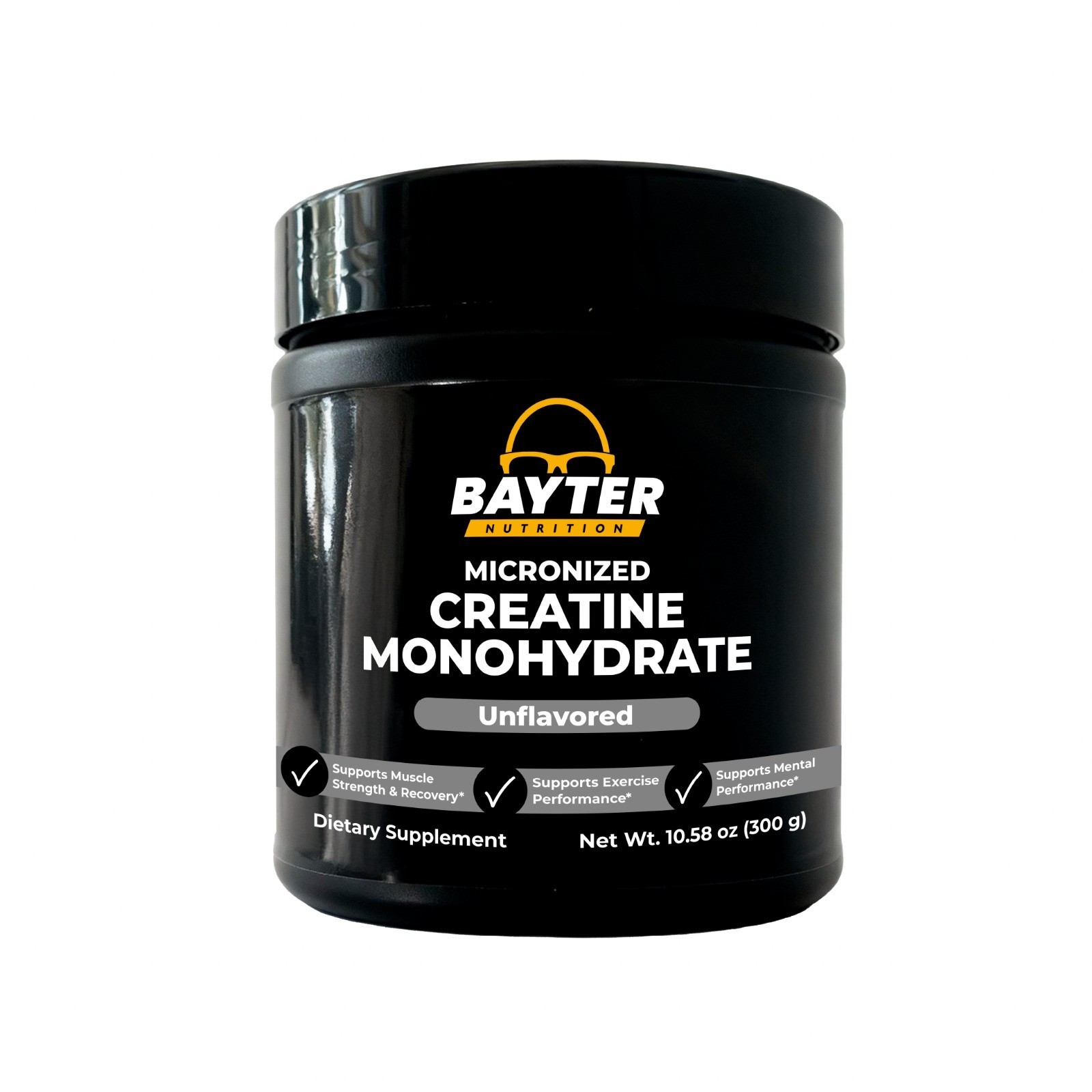 Bayter Nutrition Micronized Creatine Monohydrate Powder – 5g Per Serving